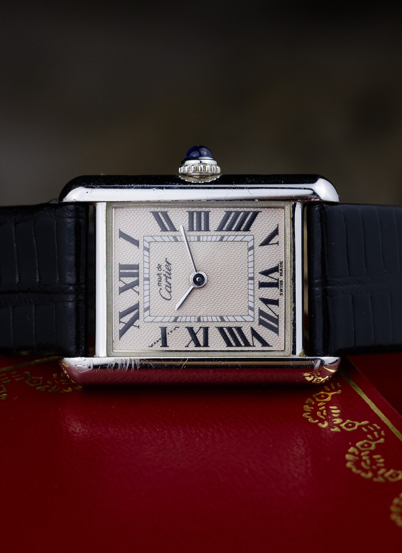 2000 Lady Cartier Must Tank Silver 2416 Full Set