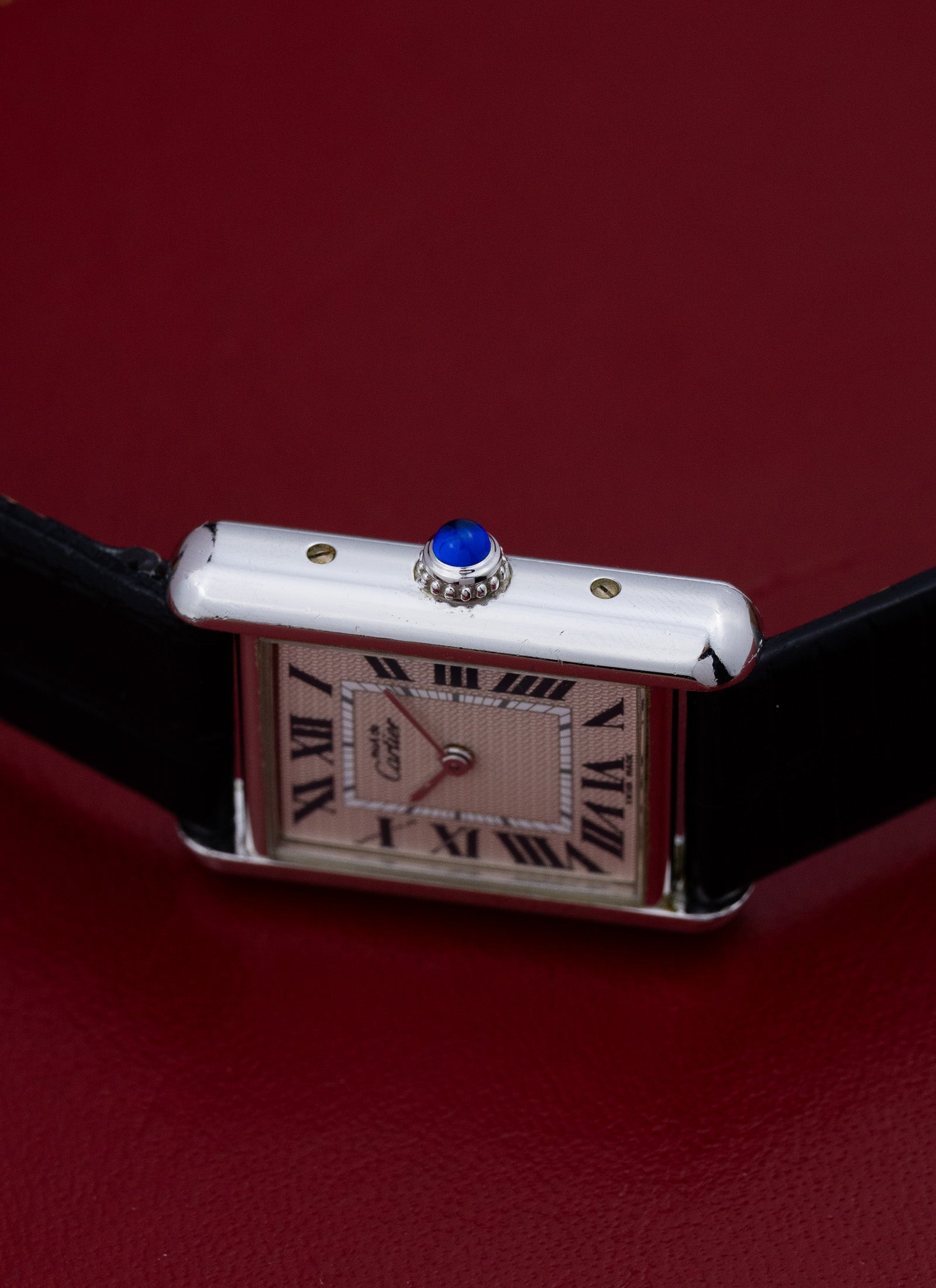 2000 Lady Cartier Must Tank Silver 2416 Full Set