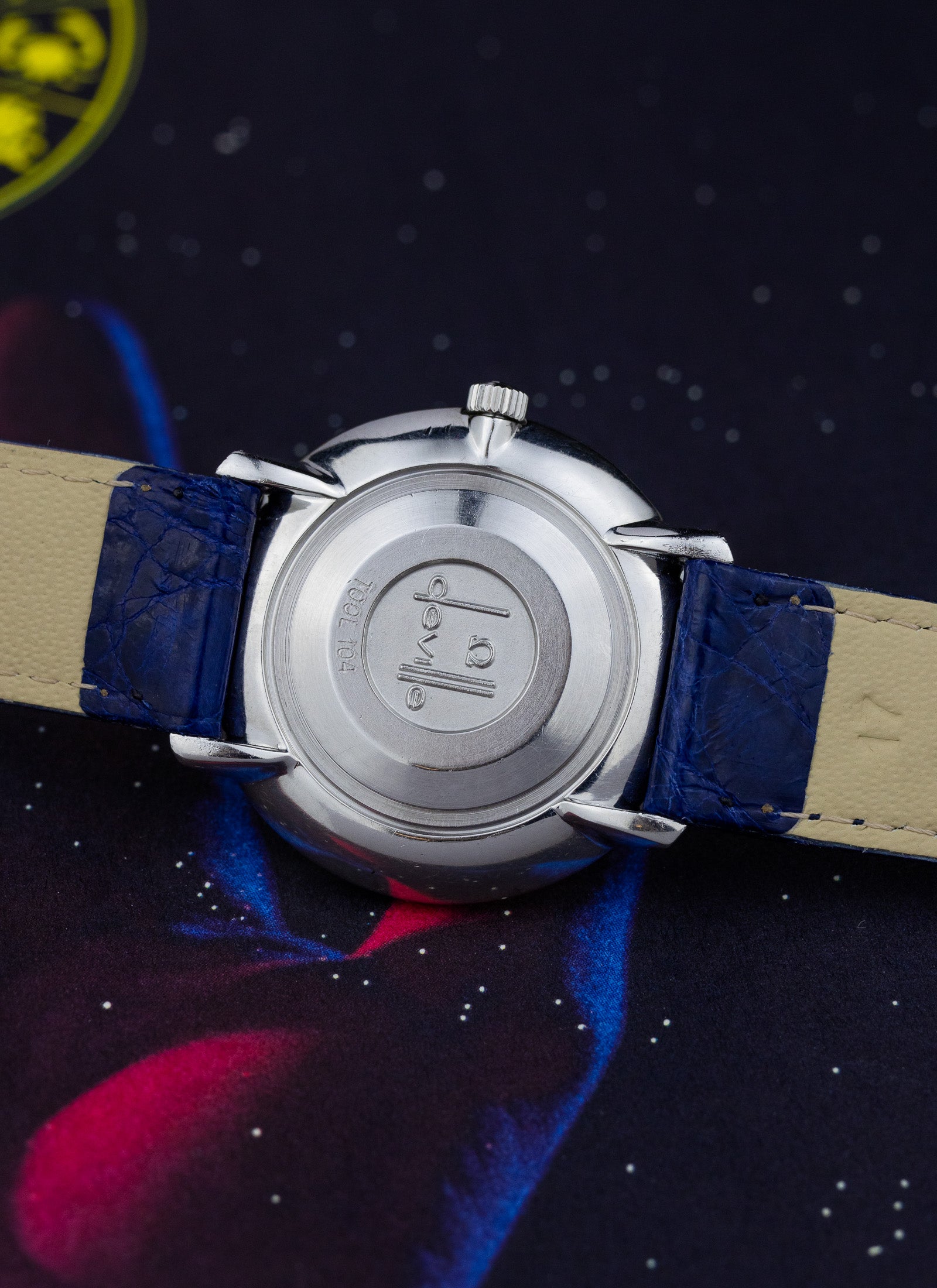 1973 Omega De Ville Navy Dial 115.0001 cal. 625 Serviced