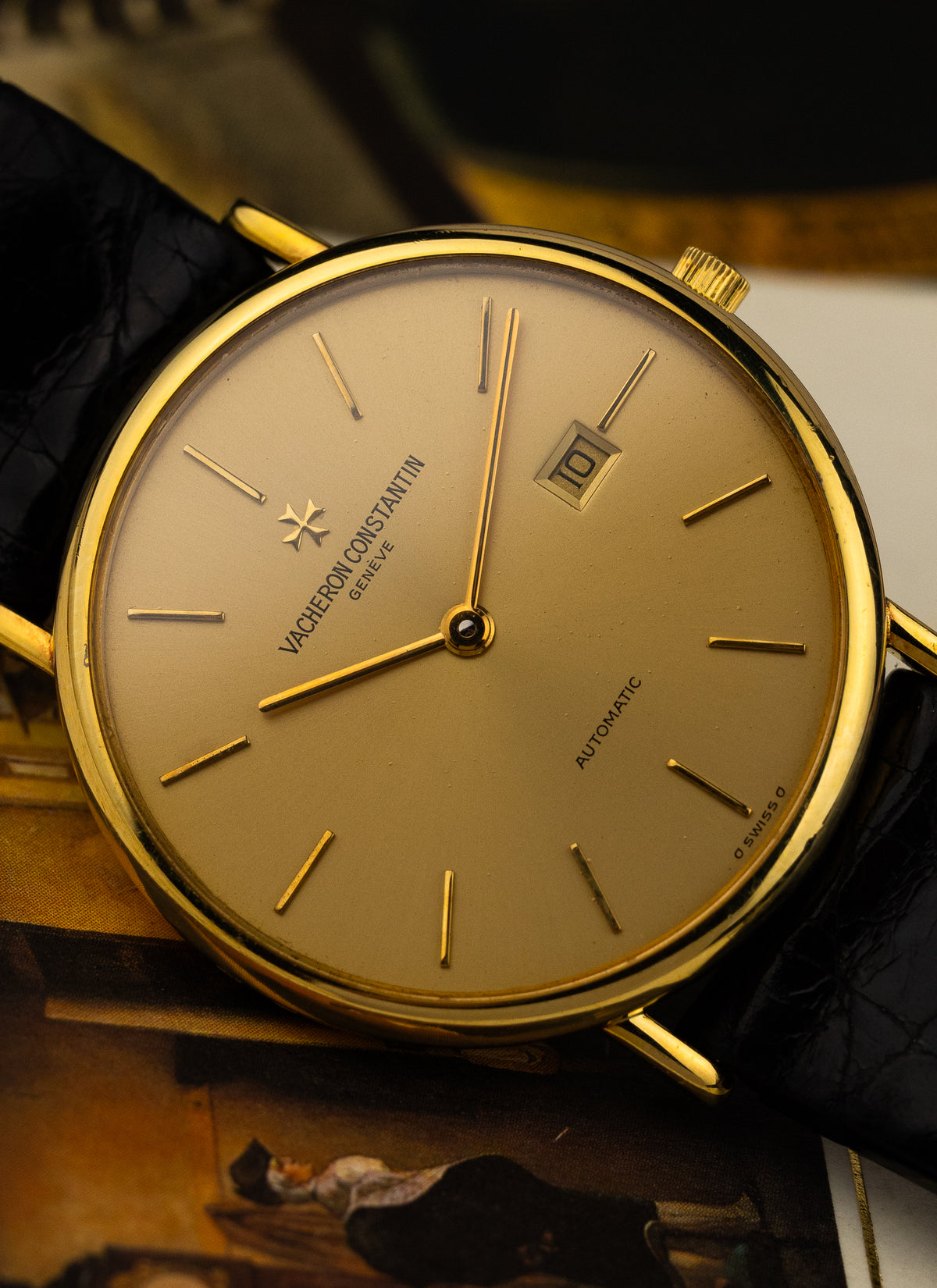 1995 18K Vacheron Constantin Automatic 48002 / 000J-3 cal. 1130/1 Serviced Papers