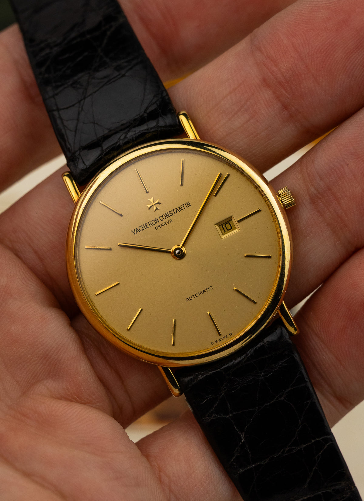 1995 18K Vacheron Constantin Automatic 48002 / 000J-3 cal. 1130/1 Serviced Papers