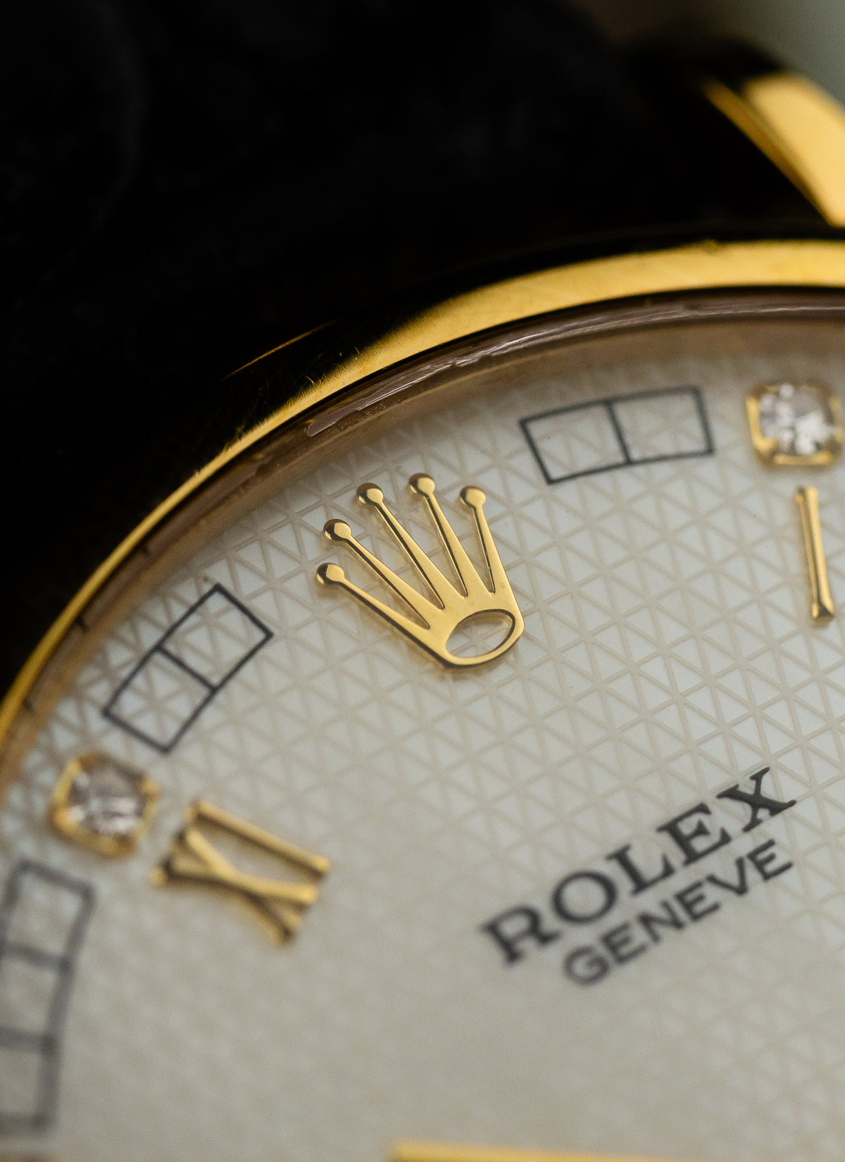 1998 18K Rolex Cellini MOP Diamonds Dial 5112/8 Full Set