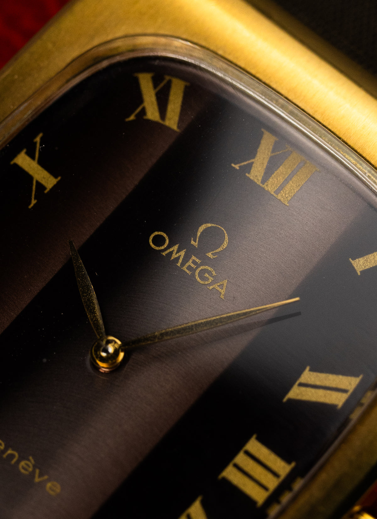 1974 Omega Geneve Tank Holo Dial 111.0116 cal. 625 Serviced Box
