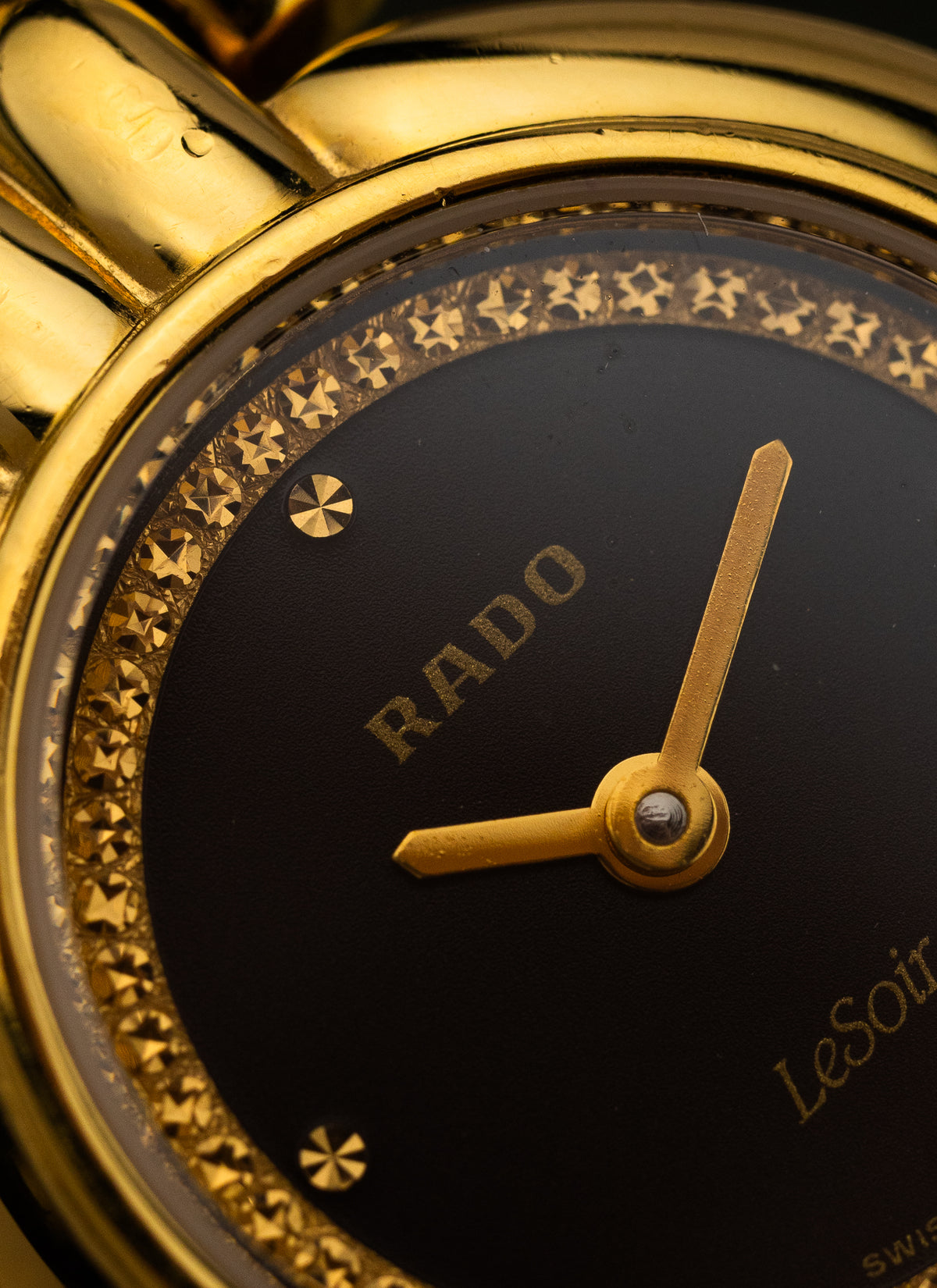 1990s Lady Rado LeSoir Gold Bracelet 204.3633.2