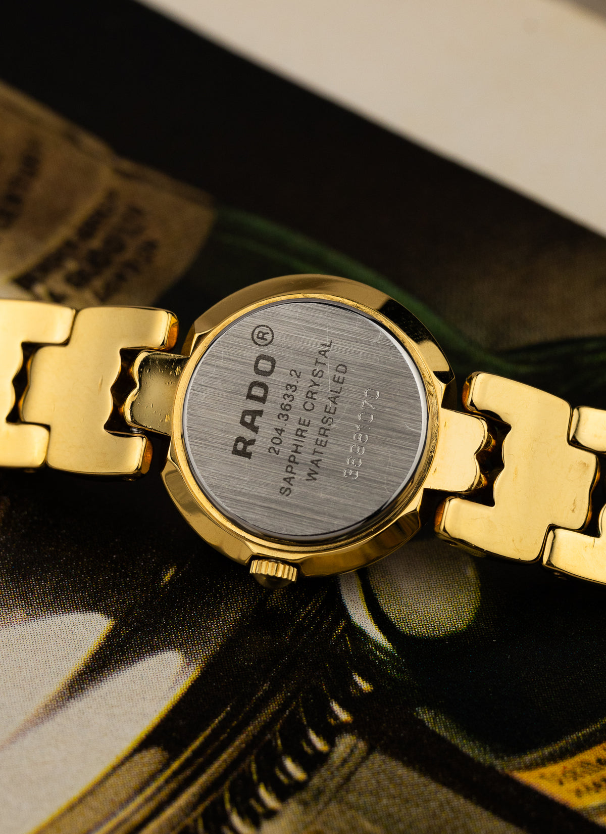 1990s Lady Rado LeSoir Gold Bracelet 204.3633.2