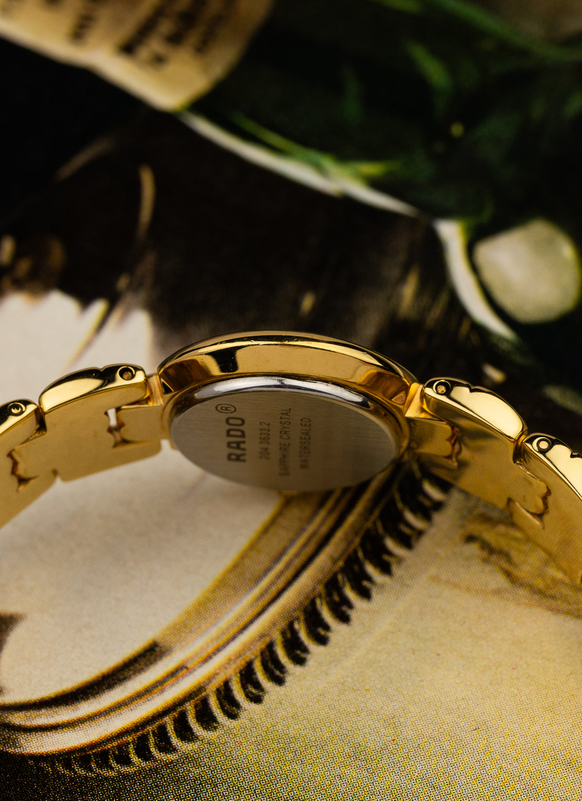 1990s Lady Rado LeSoir Gold Bracelet 204.3633.2