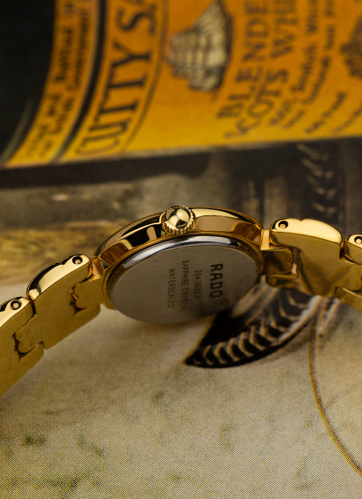 1990s Lady Rado LeSoir Gold Bracelet 204.3633.2