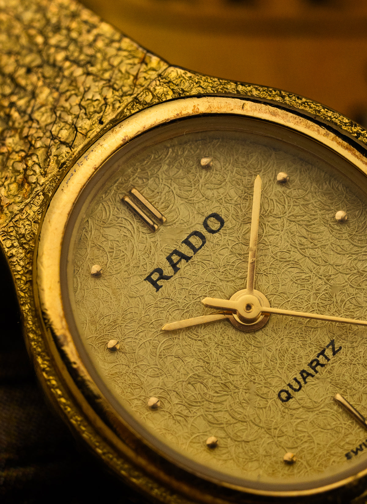 1980s Lady Rado Quartz Gold Bracelet 205.5333.2