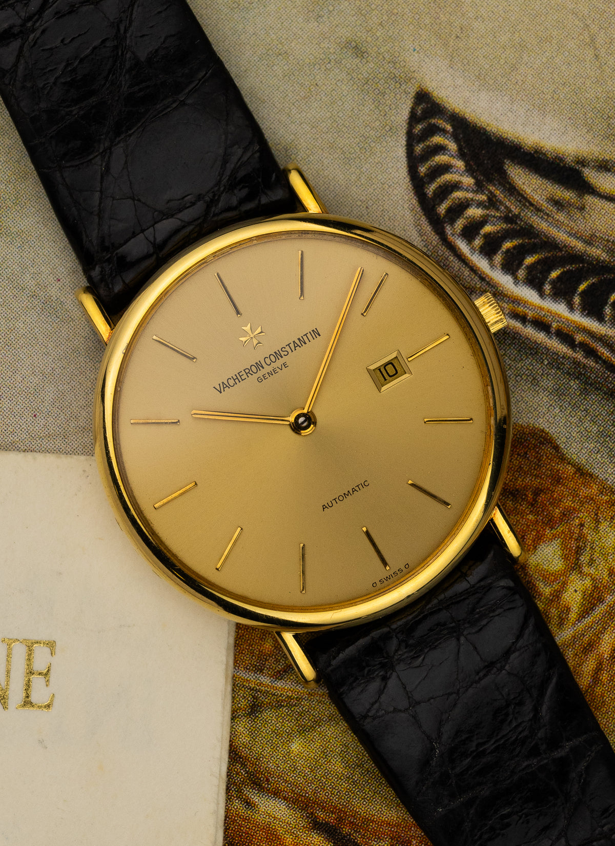 1995 18K Vacheron Constantin Automatic 48002 / 000J-3 cal. 1130/1 Serviced Papers