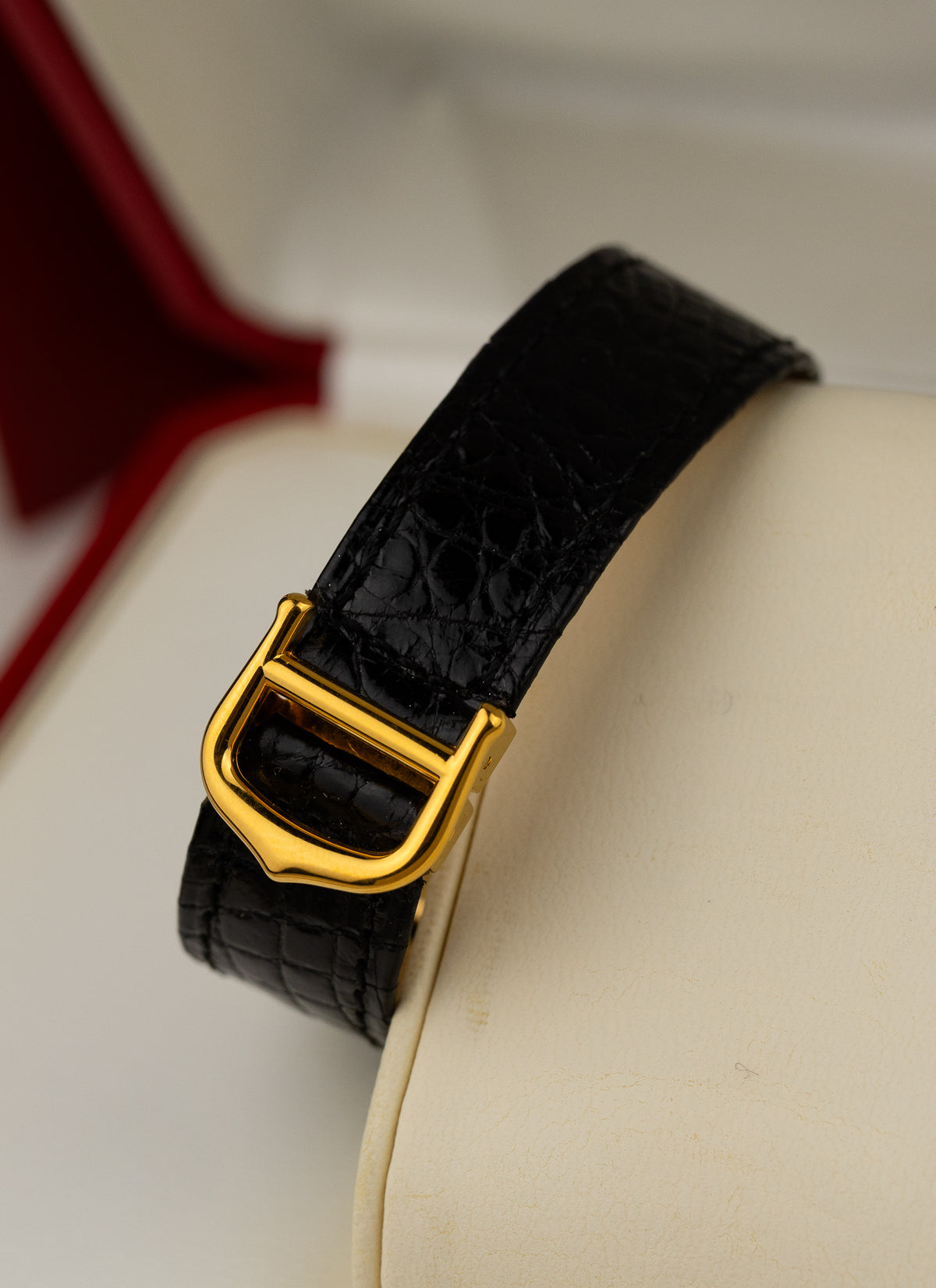1990s 18K Lady Cartier Tank Louis 66001 Box