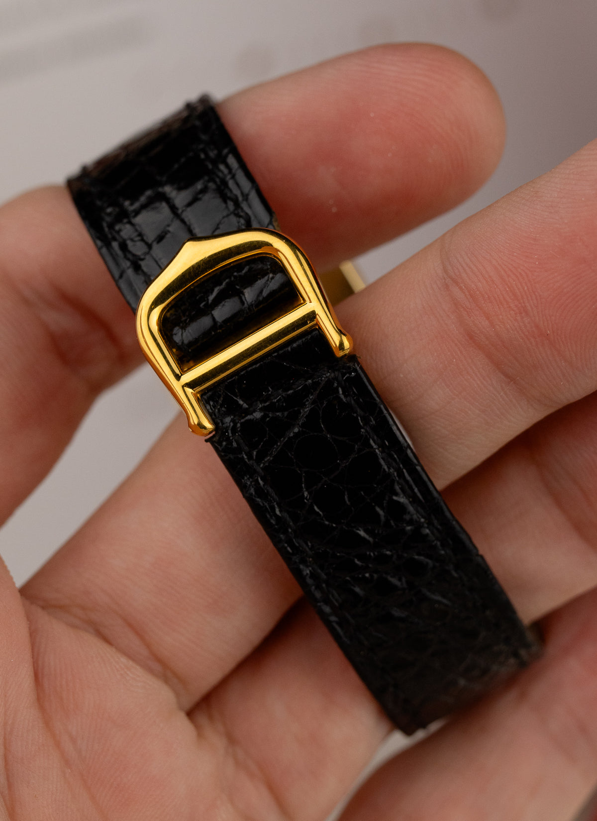 1990s 18K Lady Cartier Tank Louis 66001 Box