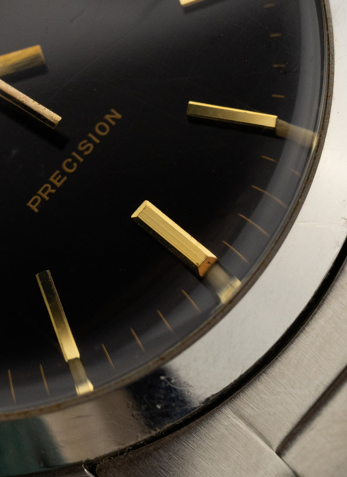 1984 Rolex Oysterdate Precision Black Gilt Dial 6694 cal. 1225 Box