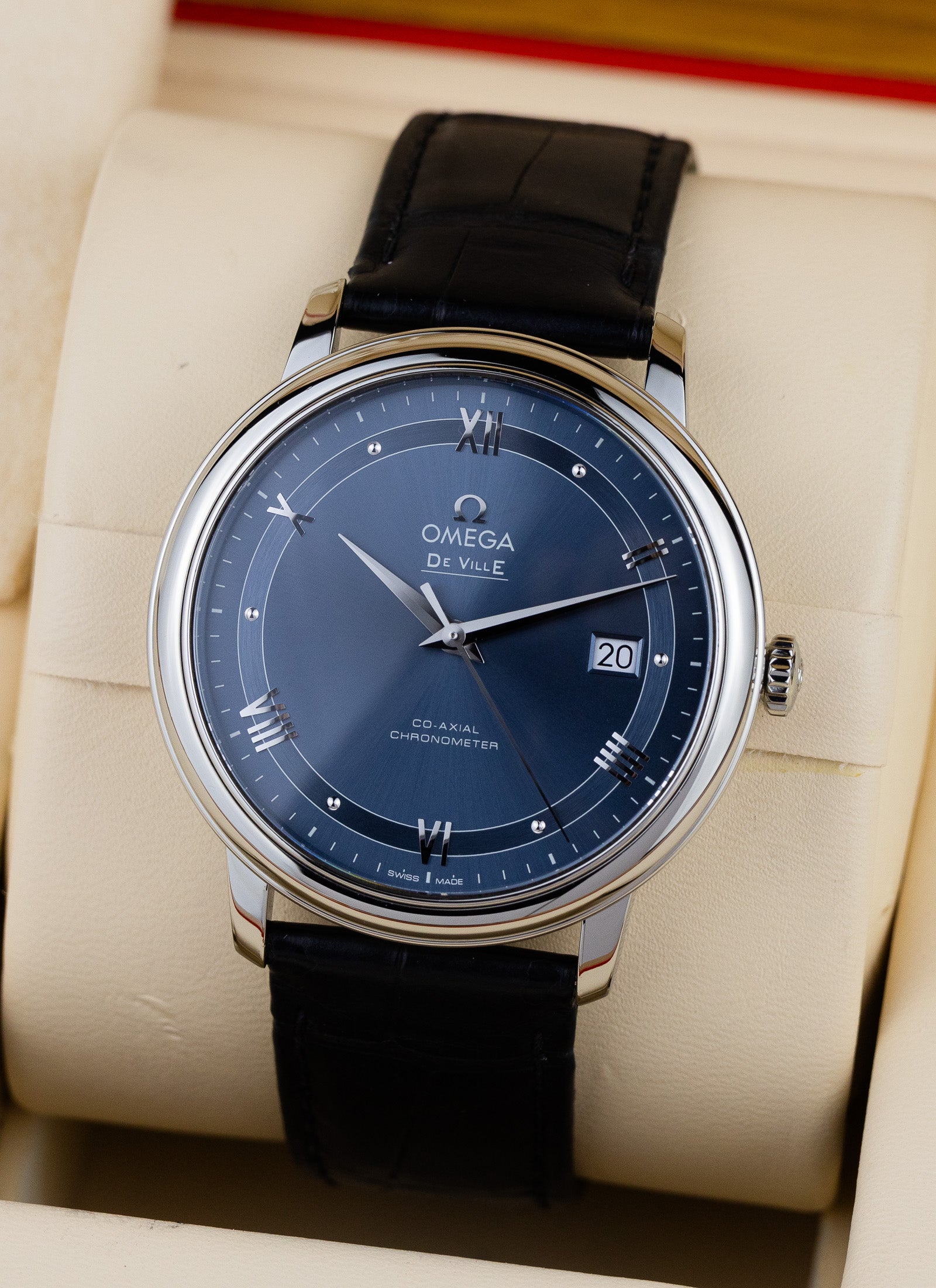 2020s Omega De Ville Prestige 424.13.40.20.03.002 cal. 2500 Full Set