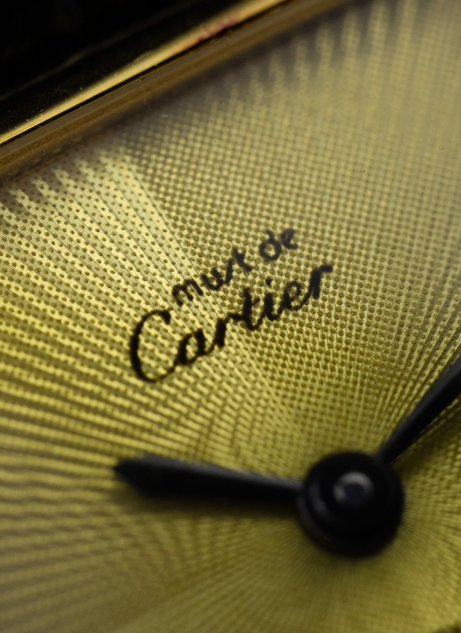 1980s Lady Cartier Must Tank Manual Winding „Discor Dial”