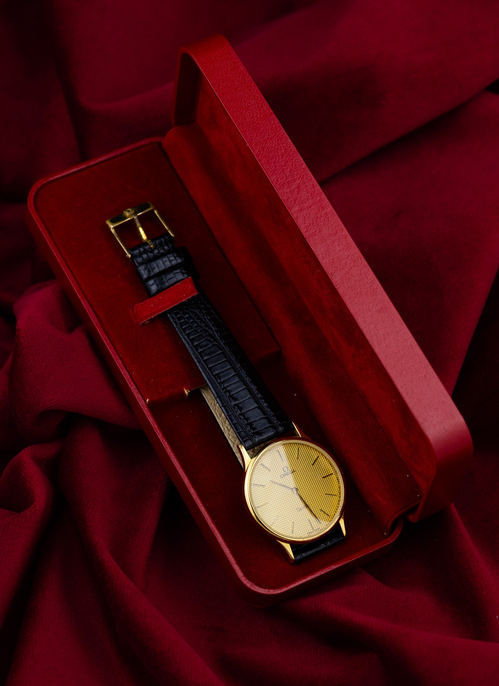 1982 Omega De Ville Hobnail Dial 191.0130.1 cal. 1365 Box