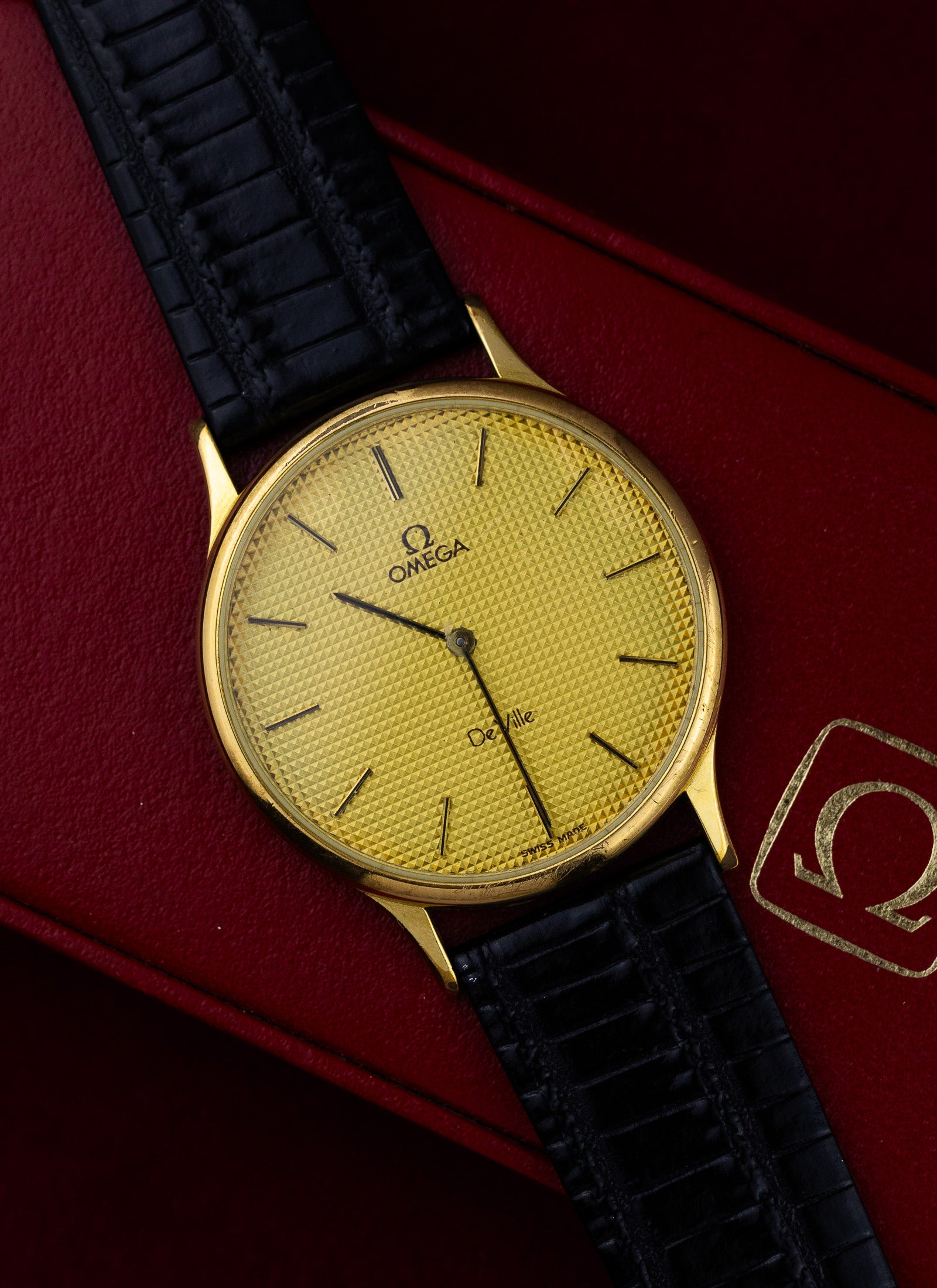 1982 Omega De Ville Hobnail Dial 191.0130.1 cal. 1365 Box