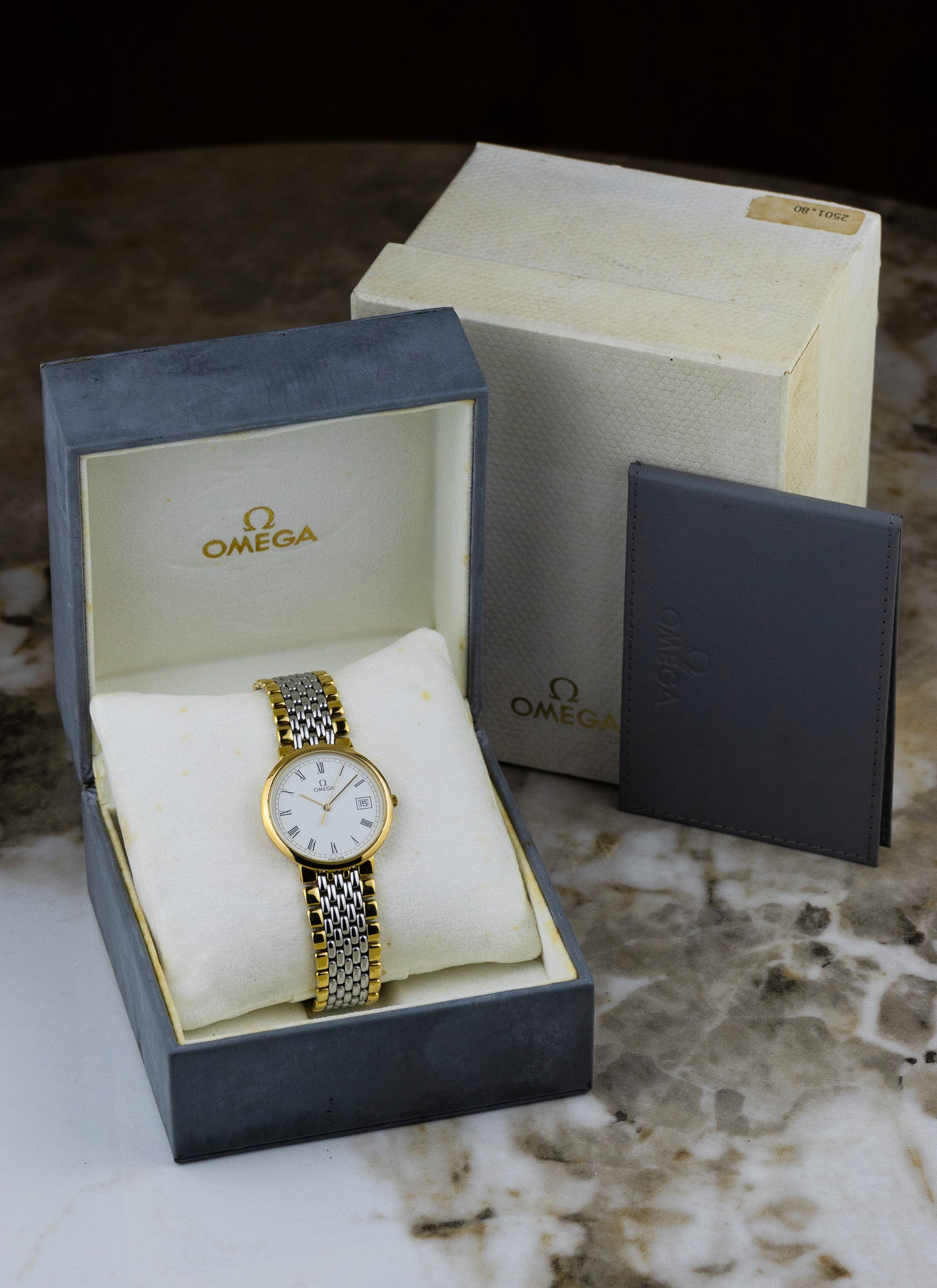 1988 Omega De Ville Bicolor 396.1012 cal. 1430 Box