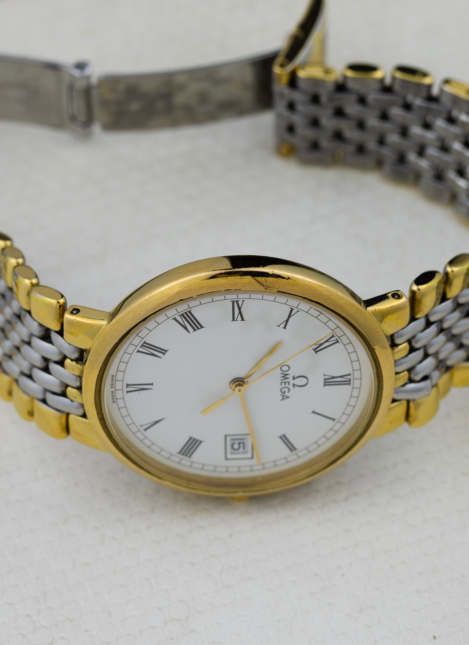 1988 Omega De Ville Bicolor 396.1012 cal. 1430 Box