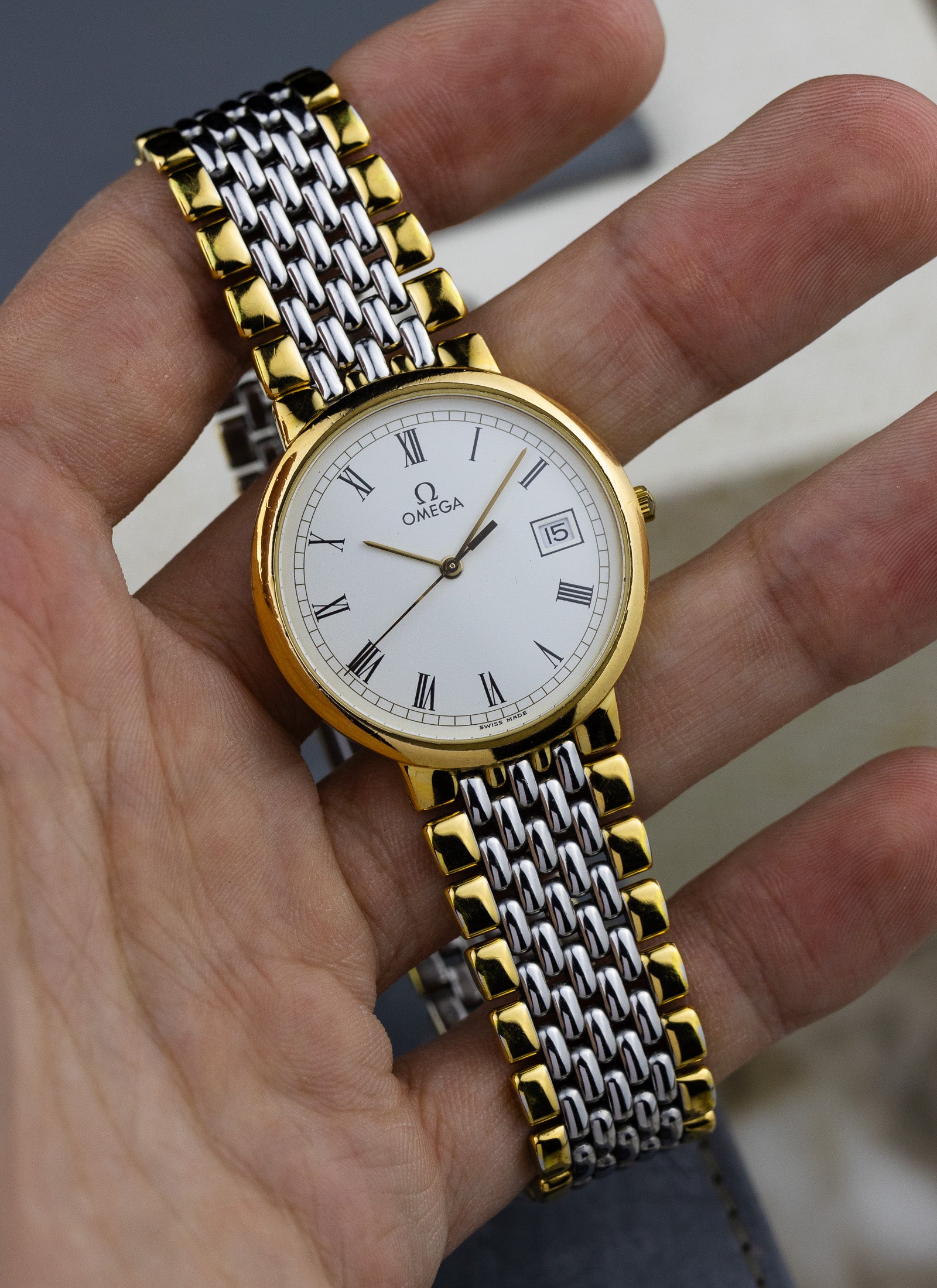 1988 Omega De Ville Bicolor 396.1012 cal. 1430 Box