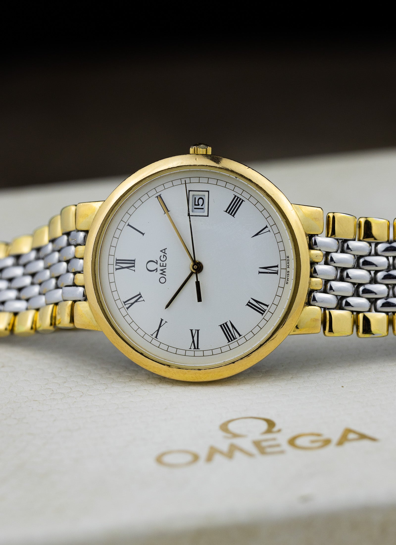 1988 Omega De Ville Bicolor 396.1012 cal. 1430 Box