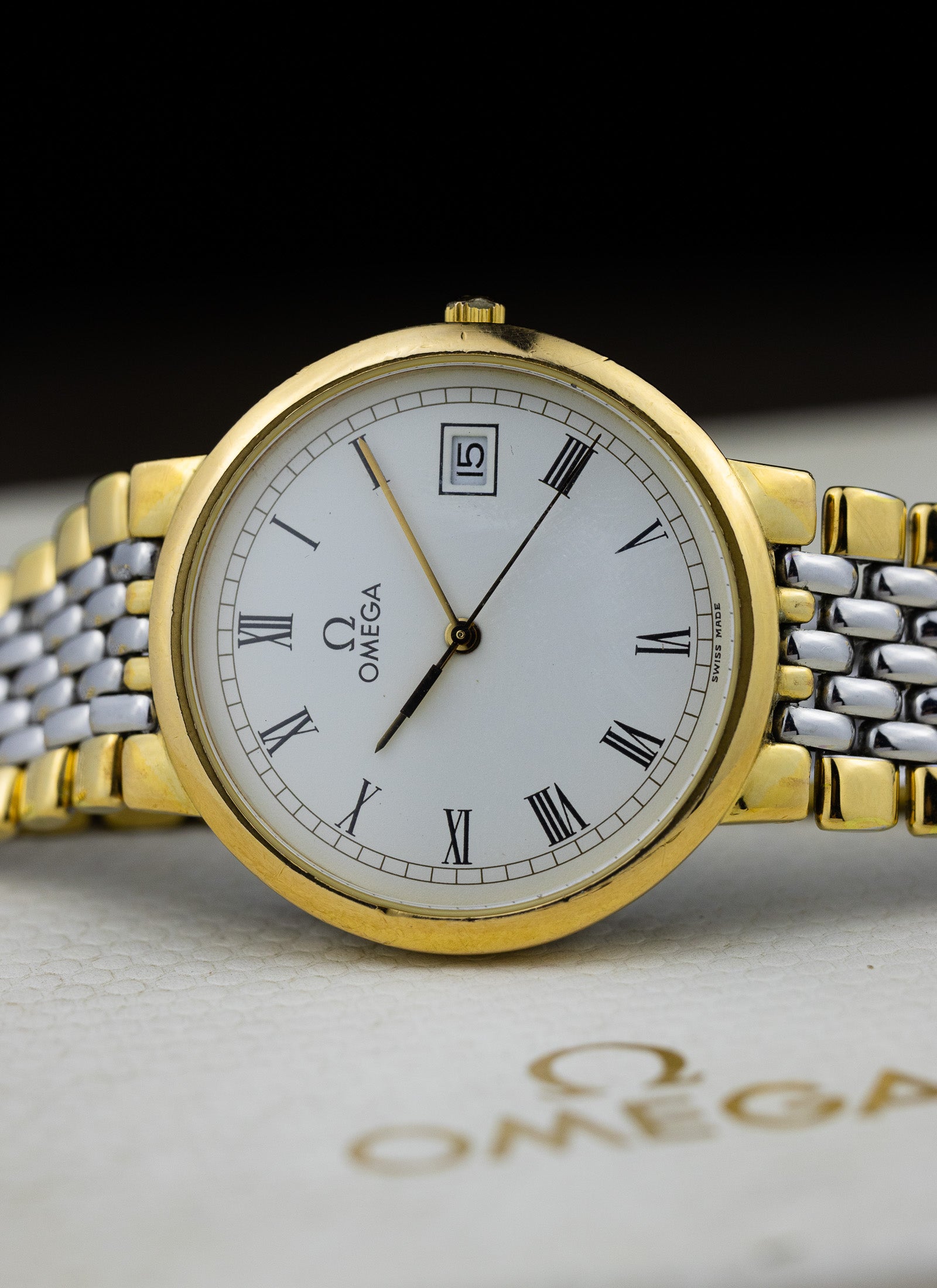 1988 Omega De Ville Bicolor 396.1012 cal. 1430 Box