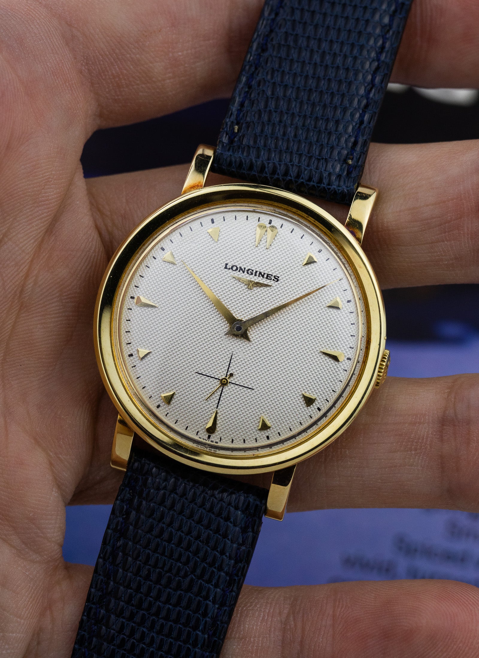 1950 14K Longines Sub Second 121 6251 2 cal. 22L