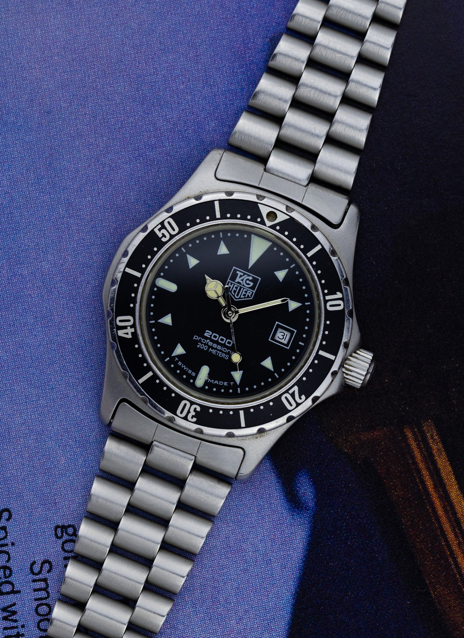 1990s Lady TAG Heuer 2000 Professional 973.015
