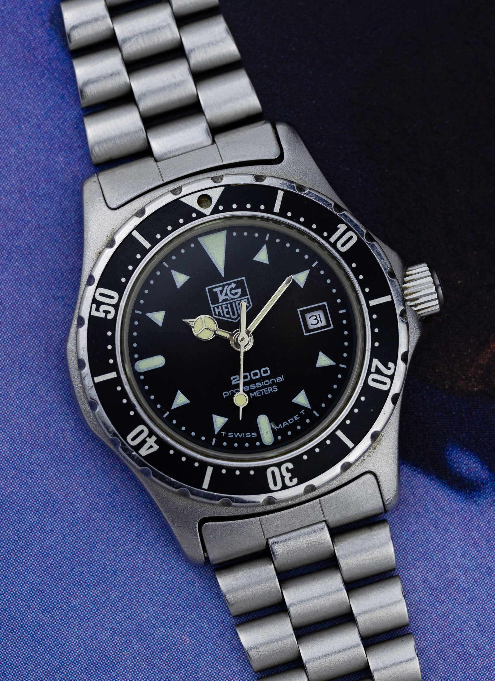1990s Lady TAG Heuer 2000 Professional 973.015