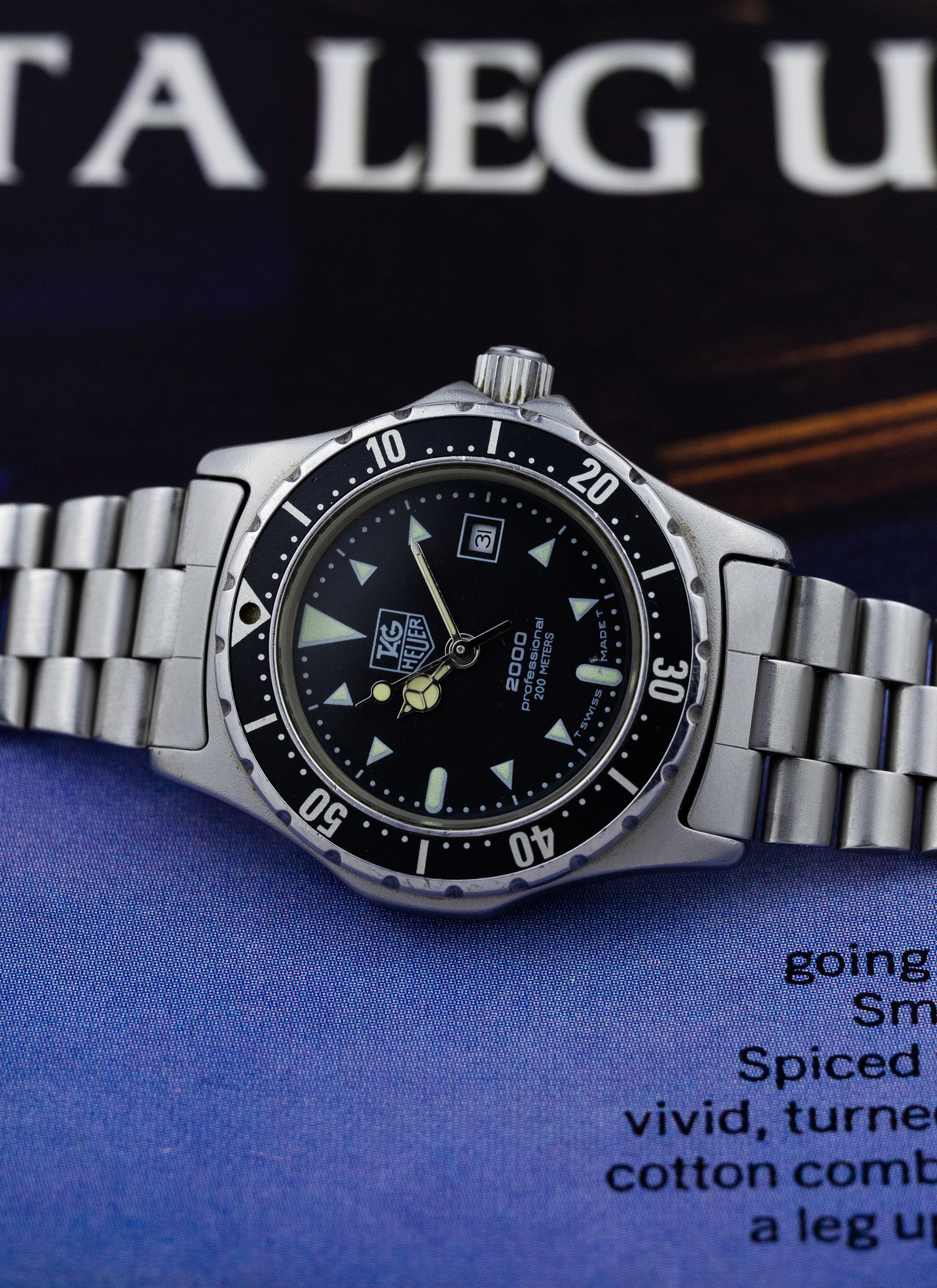 1990s Lady TAG Heuer 2000 Professional 973.015