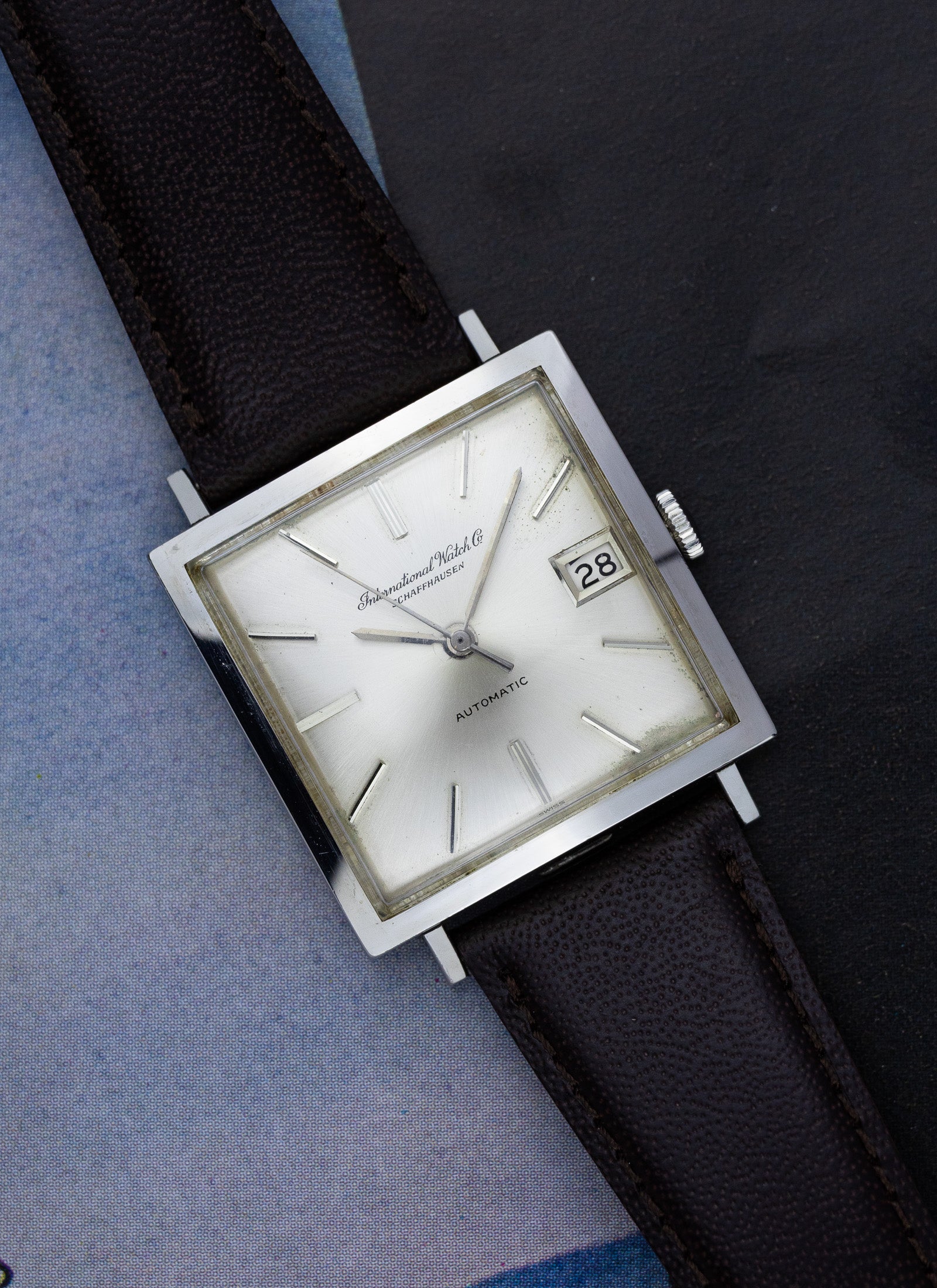 1960s IWC Automatic Square cal. 8541 Serviced
