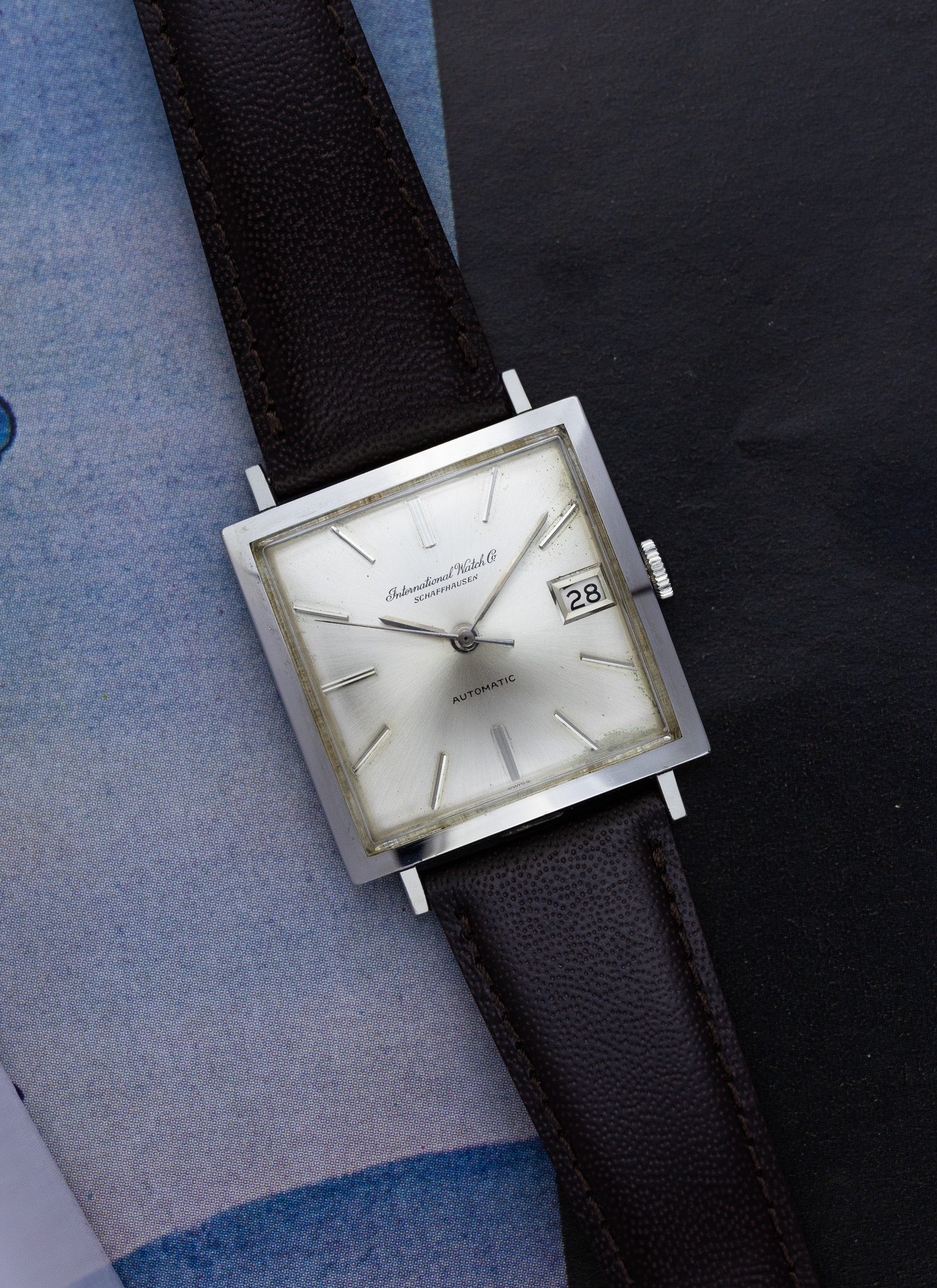 1960s IWC Automatic Square cal. 8541 Serviced