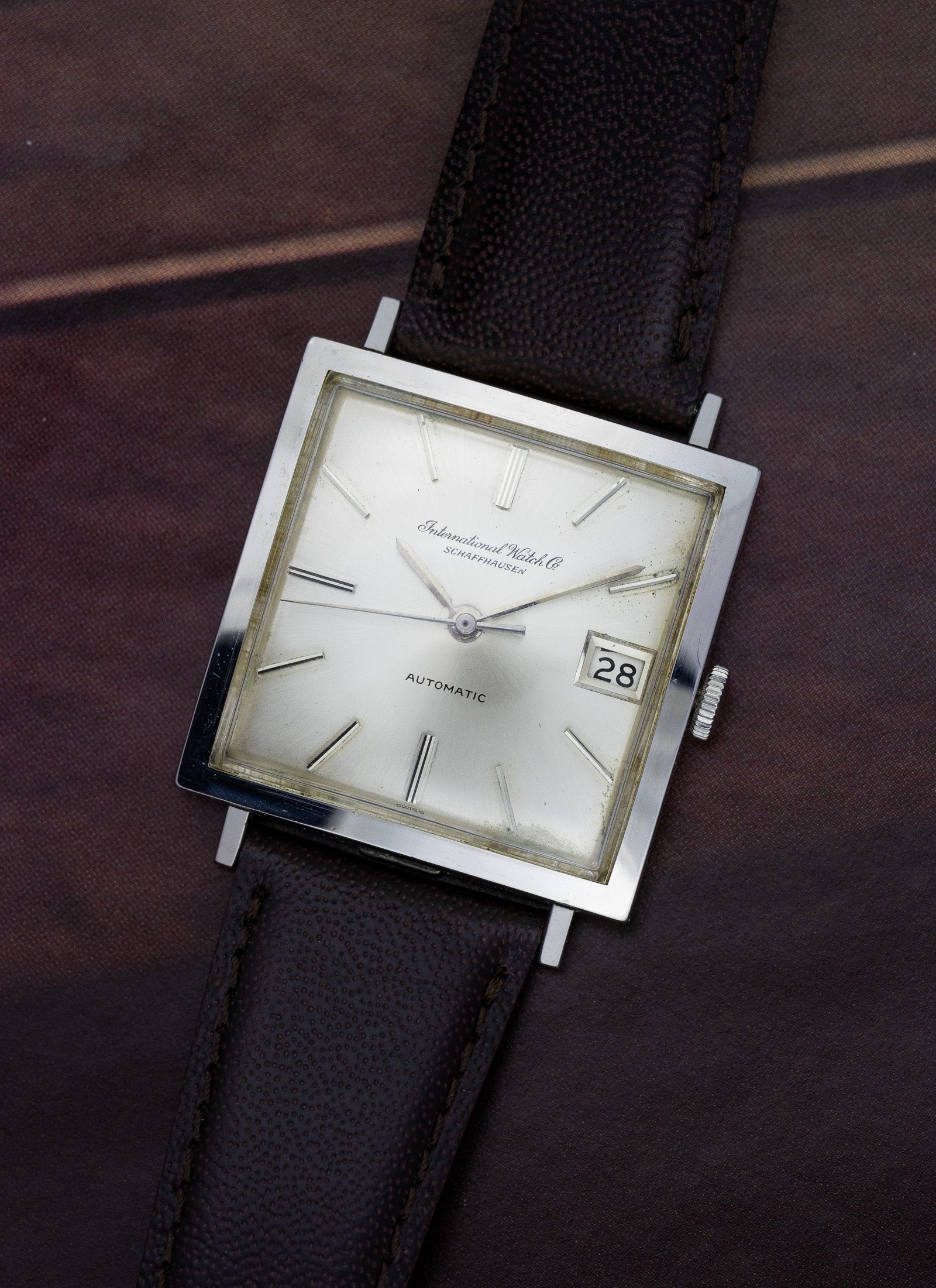 1960s IWC Automatic Square cal. 8541 Serviced