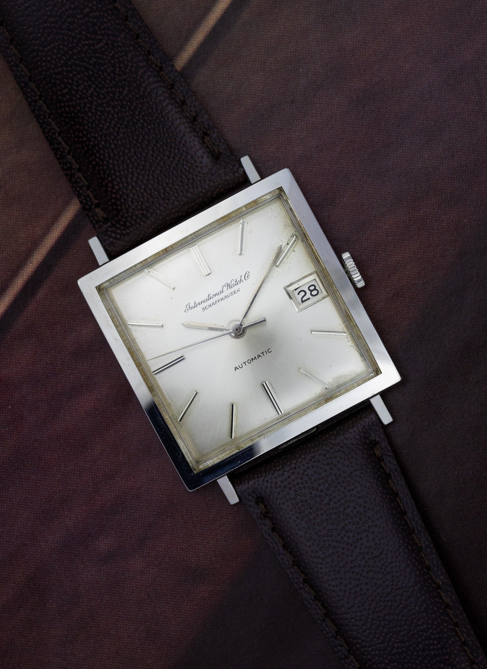 1960s IWC Automatic Square cal. 8541 Serviced