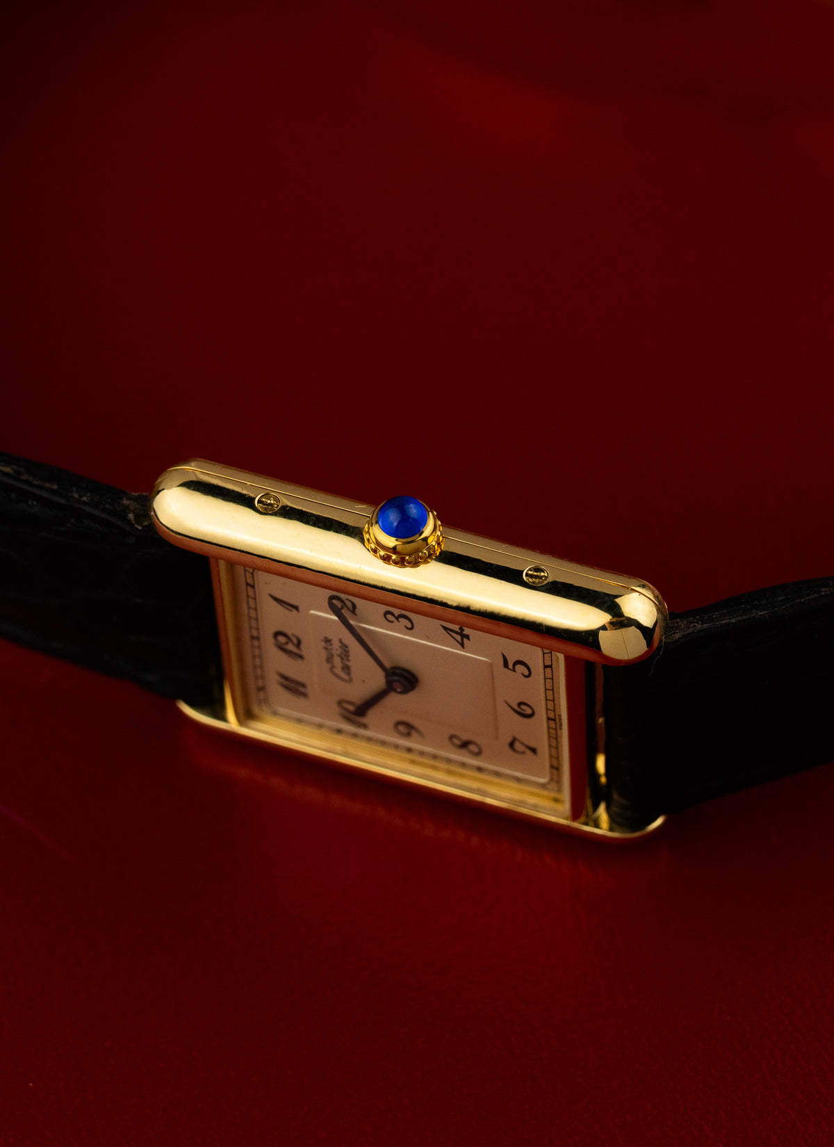 1980s Cartier Must Tank Breguet Dial 590005 Full Set