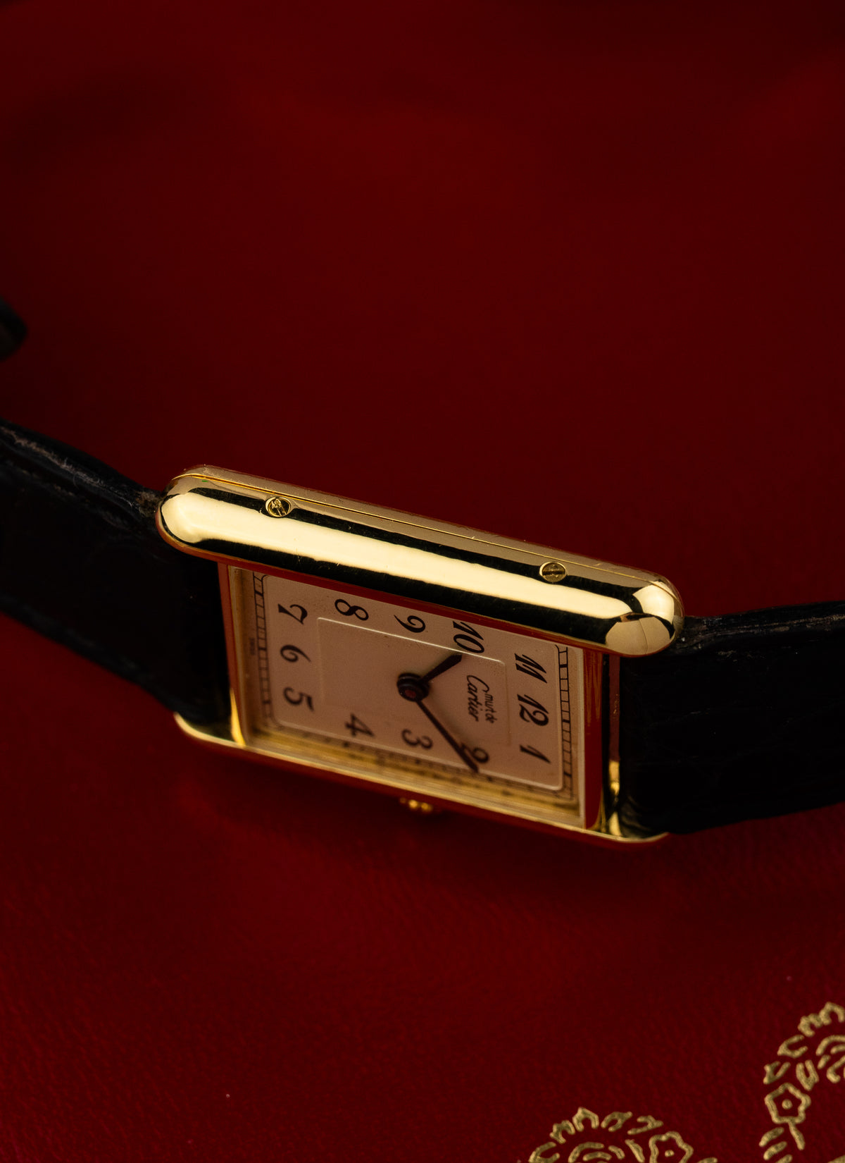 1980s Cartier Must Tank Breguet Dial 590005 Full Set