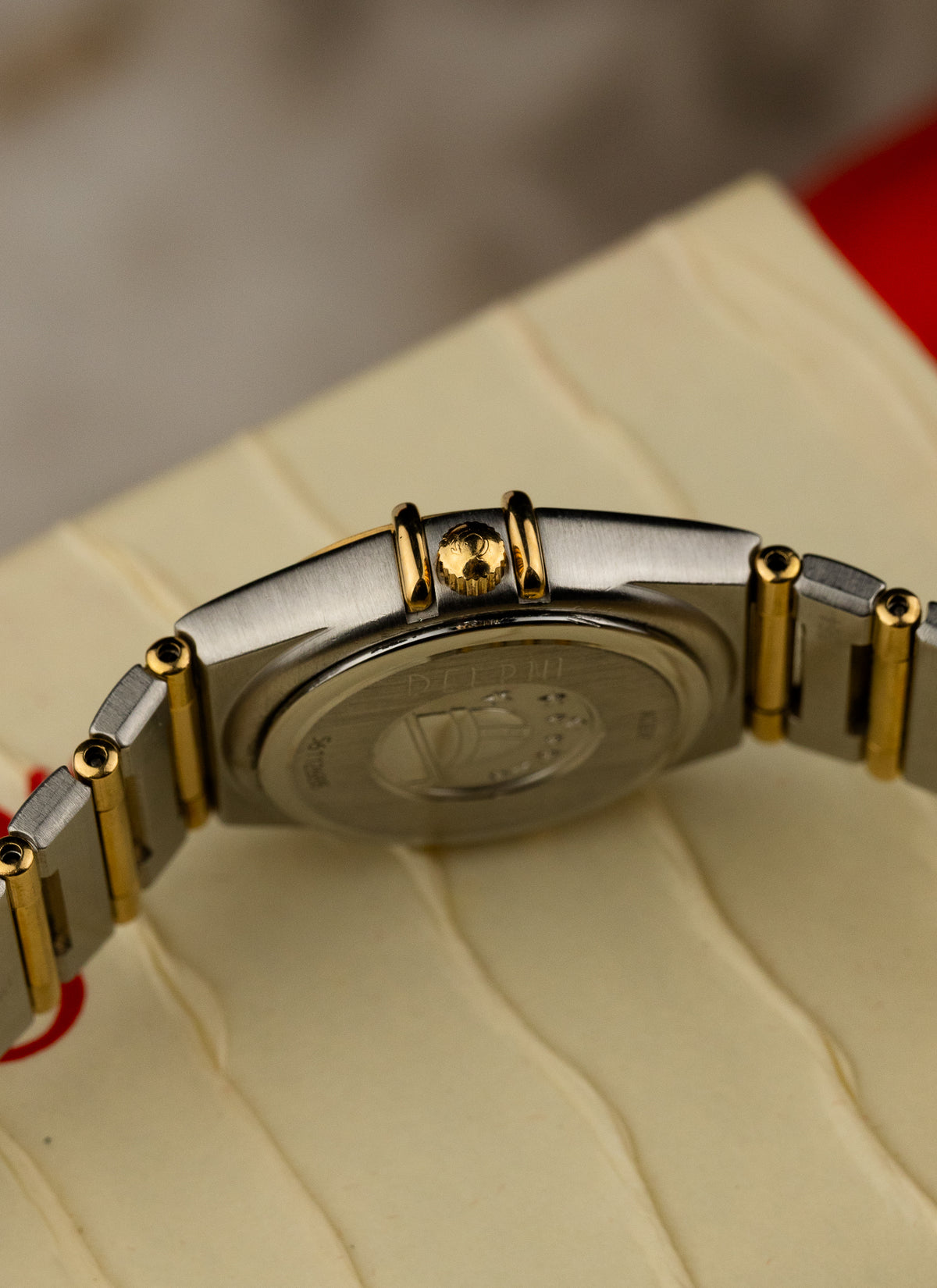 1998 Lady Omega Constellation Manhattan Bicolor 795.1202 cal. 1456 Box