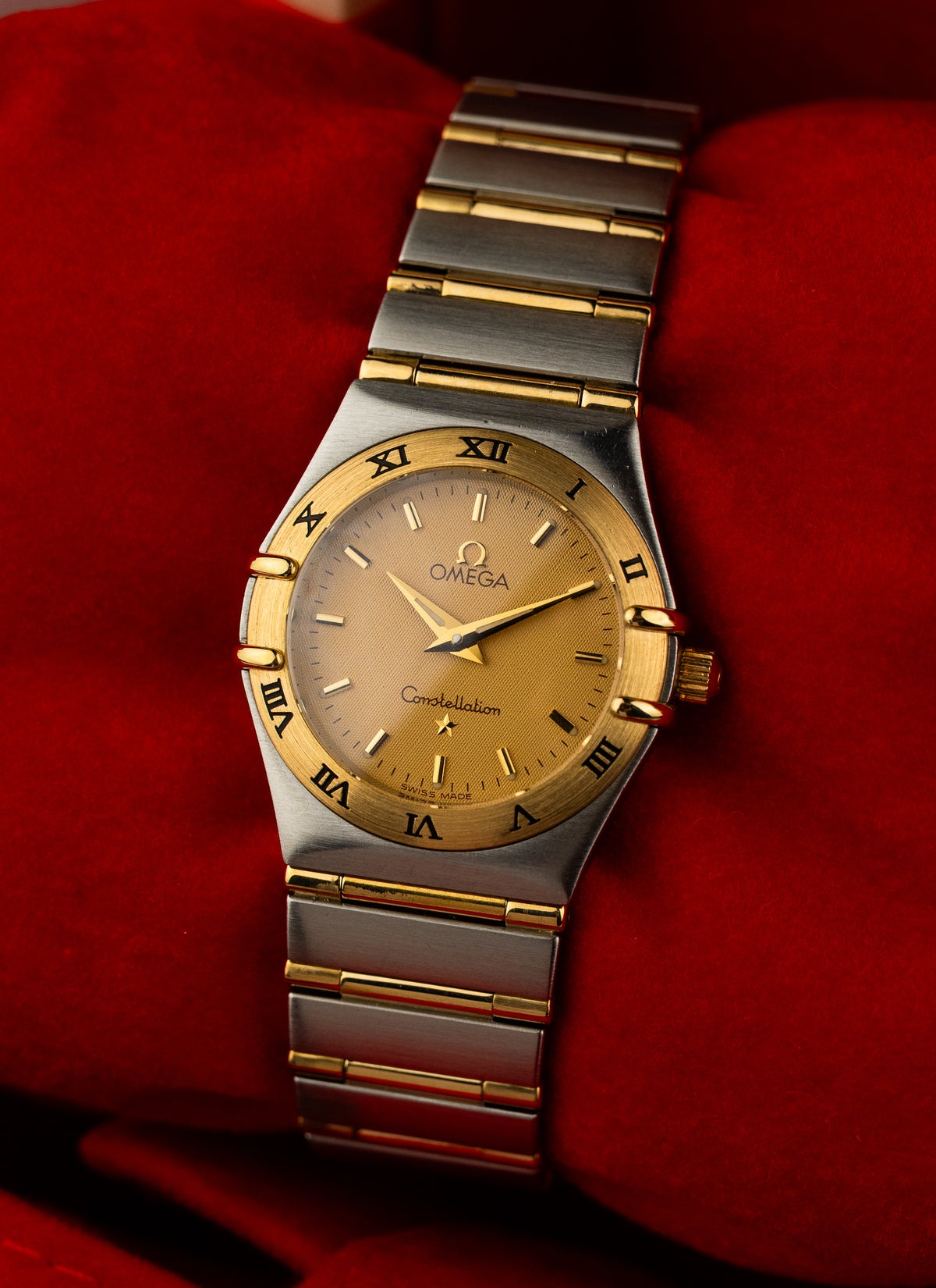 1998 Lady Omega Constellation Manhattan Bicolor 795.1202 cal. 1456 Box