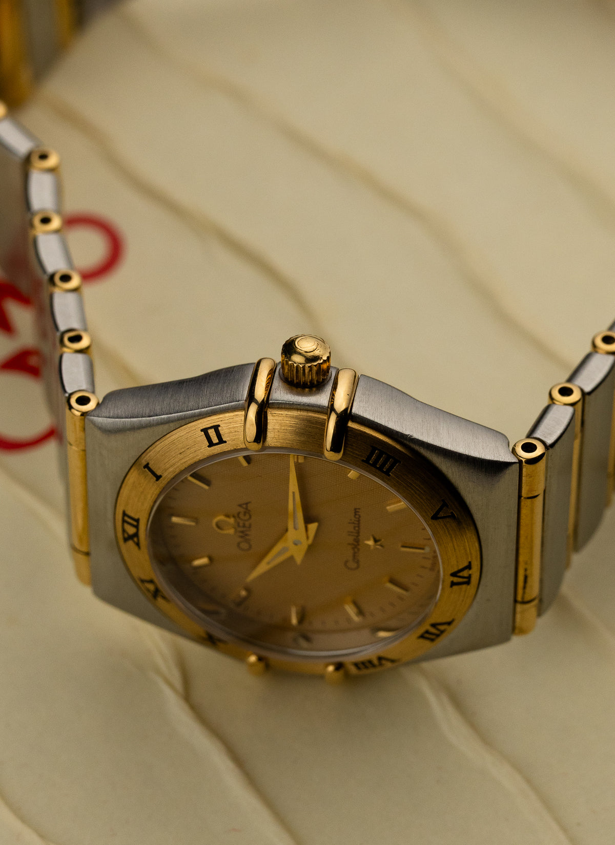 1998 Lady Omega Constellation Manhattan Bicolor 795.1202 cal. 1456 Box