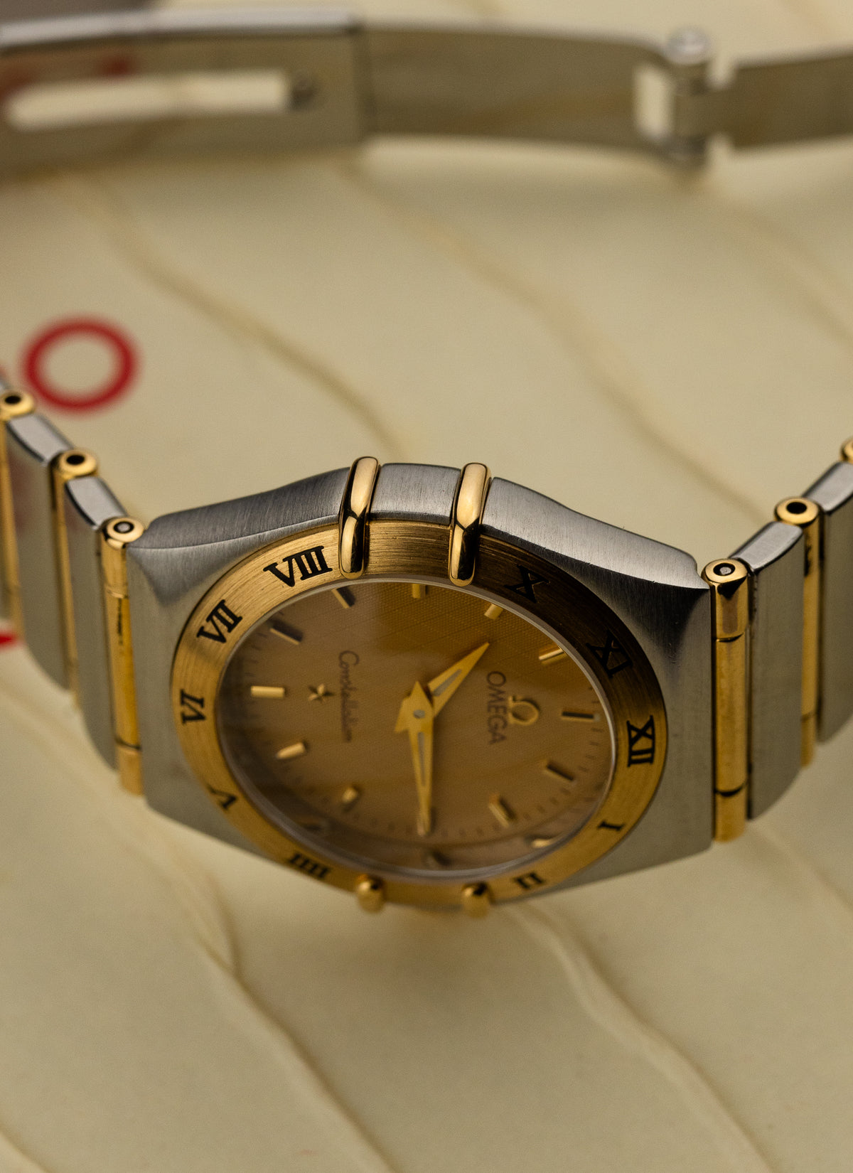 1998 Lady Omega Constellation Manhattan Bicolor 795.1202 cal. 1456 Box