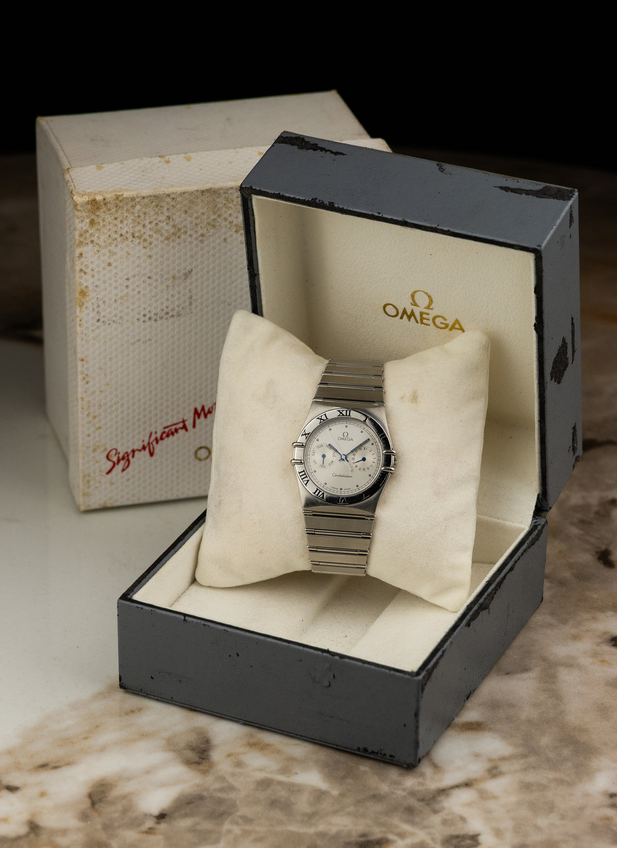 1986 Omega Constellation Manhattan Day-Date 396.1070 cal. 1444 Box