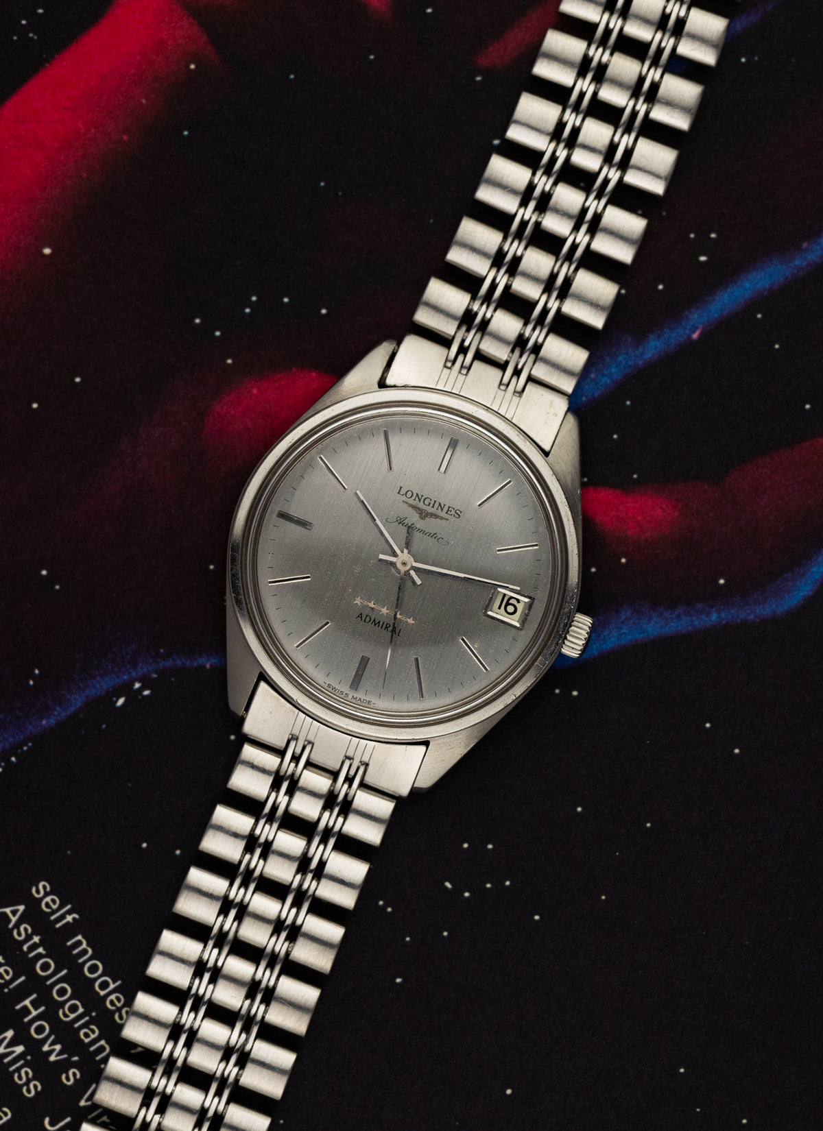 1970s Longines Admiral 5 Stars 1563 2 6651 cal. 431 Serviced