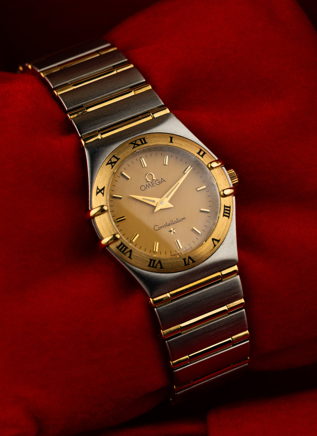 1998 Lady Omega Constellation Manhattan Bicolor 795.1202 cal. 1456 Box