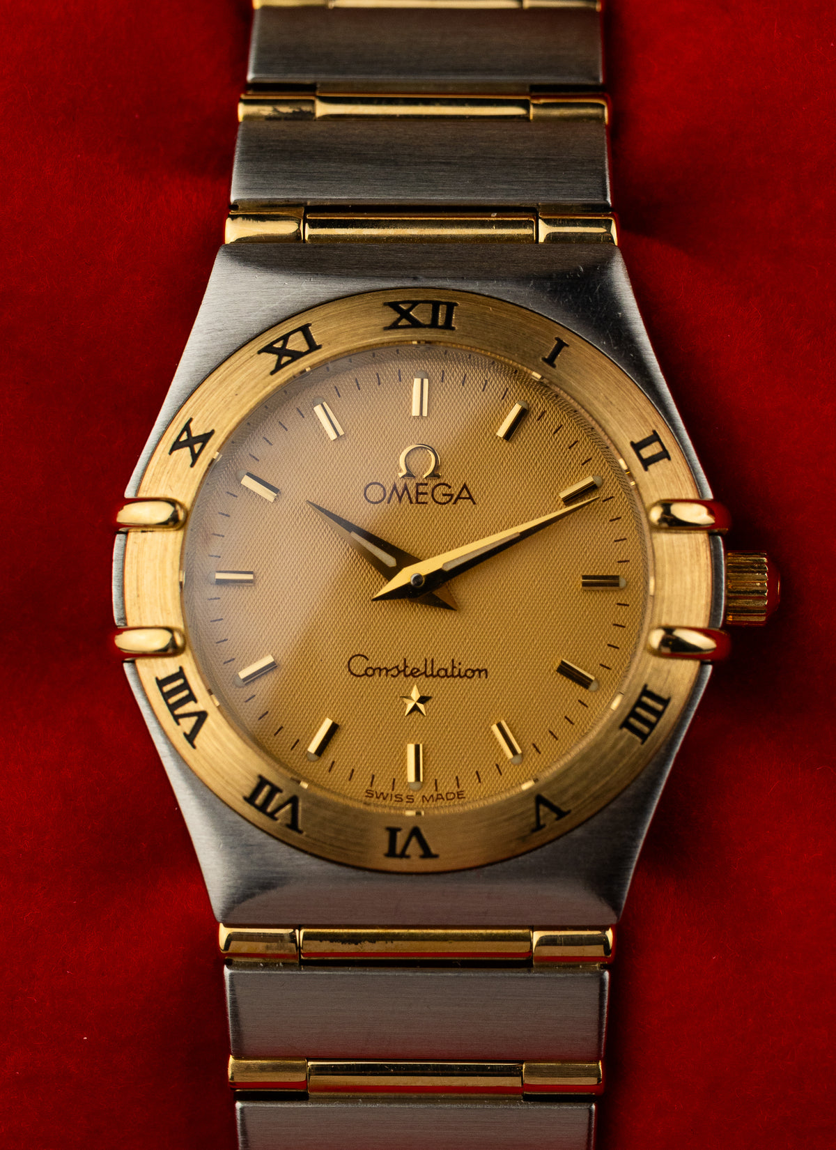 1998 Lady Omega Constellation Manhattan Bicolor 795.1202 cal. 1456 Box