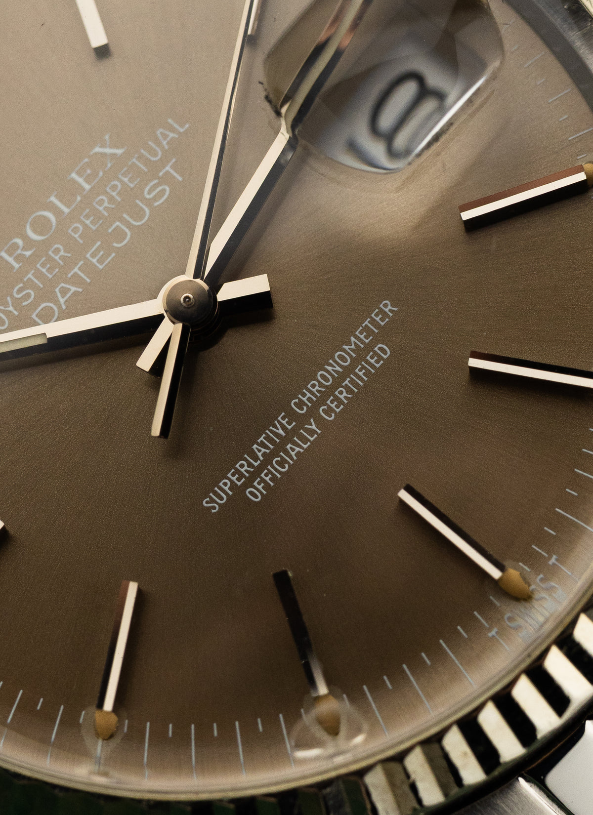 1981 Rolex Datejust Grey Taupe Dial 16014