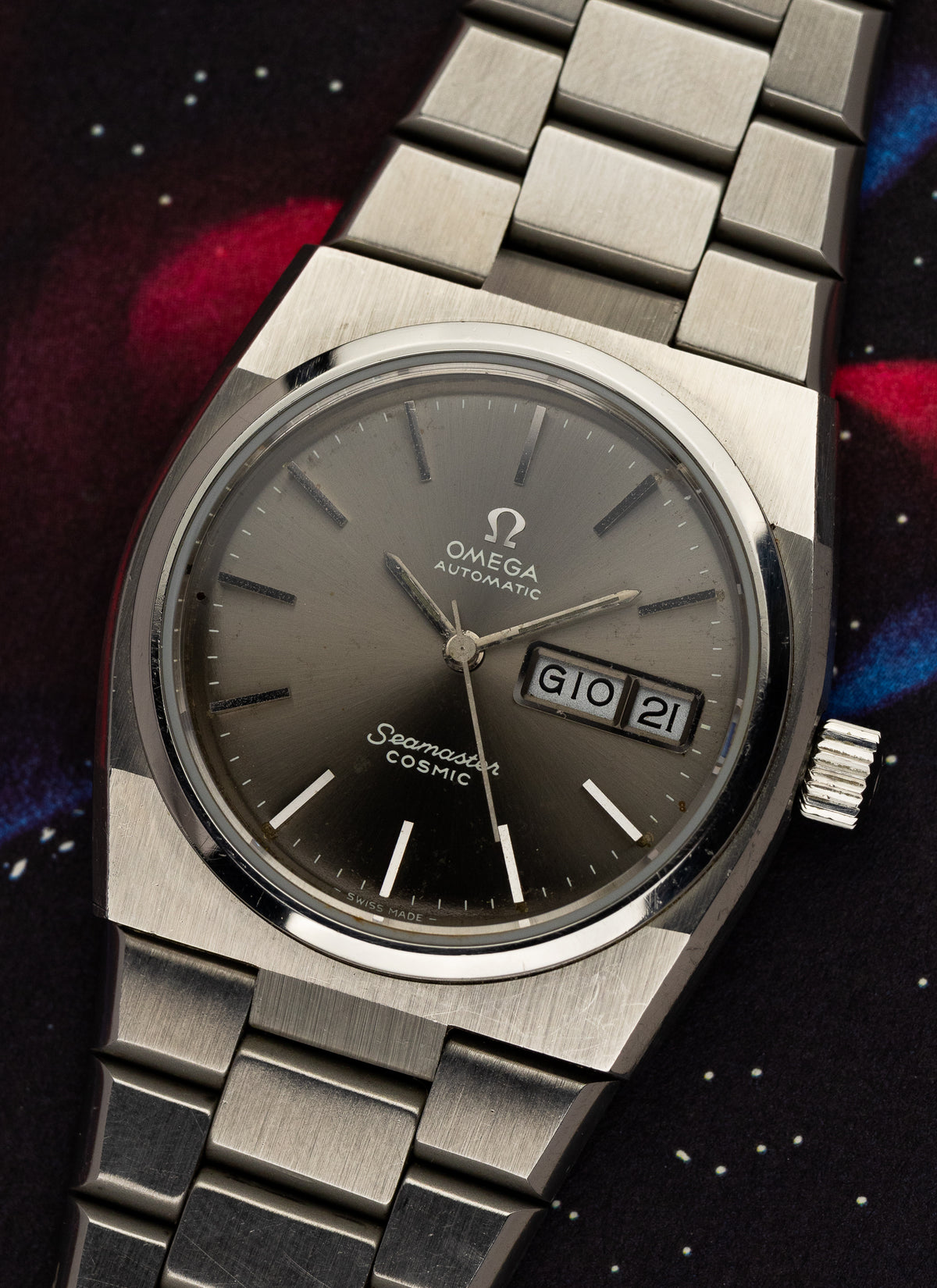 1975 Omega Seamaster Cosmic Grey Dial 166.0196 cal. 1022