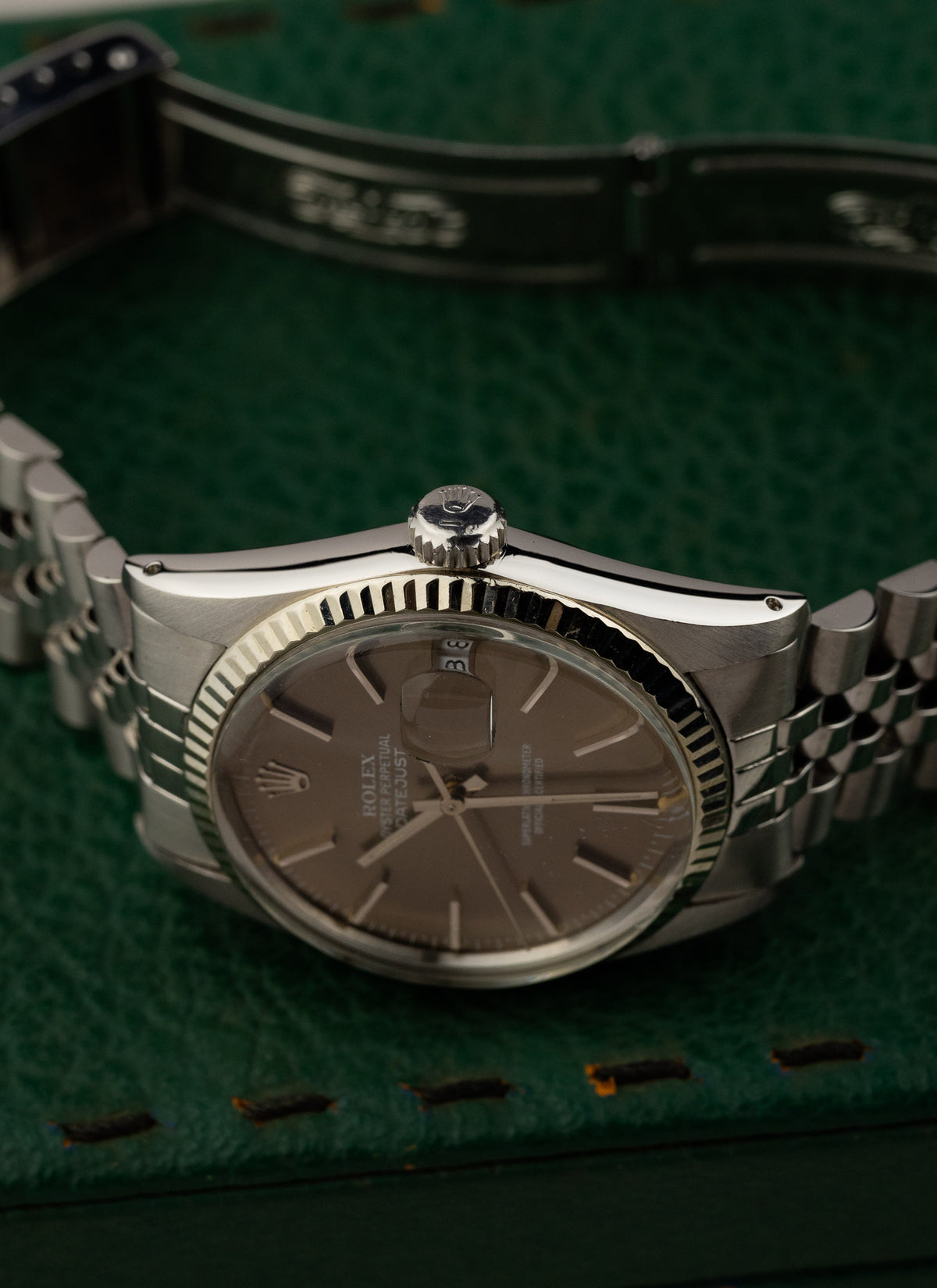 1981 Rolex Datejust Grey Taupe Dial 16014