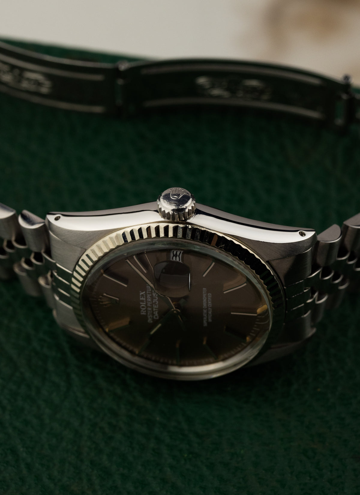 1981 Rolex Datejust Grey Taupe Dial 16014