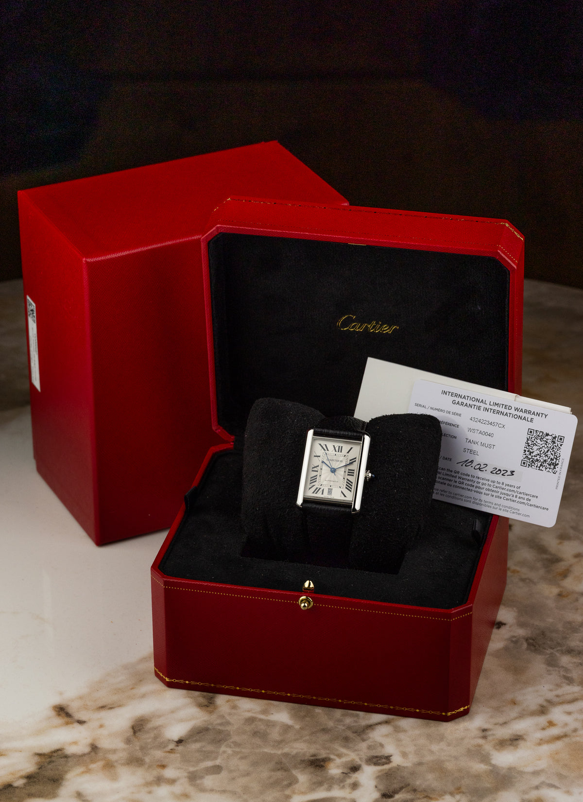 2023 Cartier Tank Must XL Automatic WSTA0040 Full Set