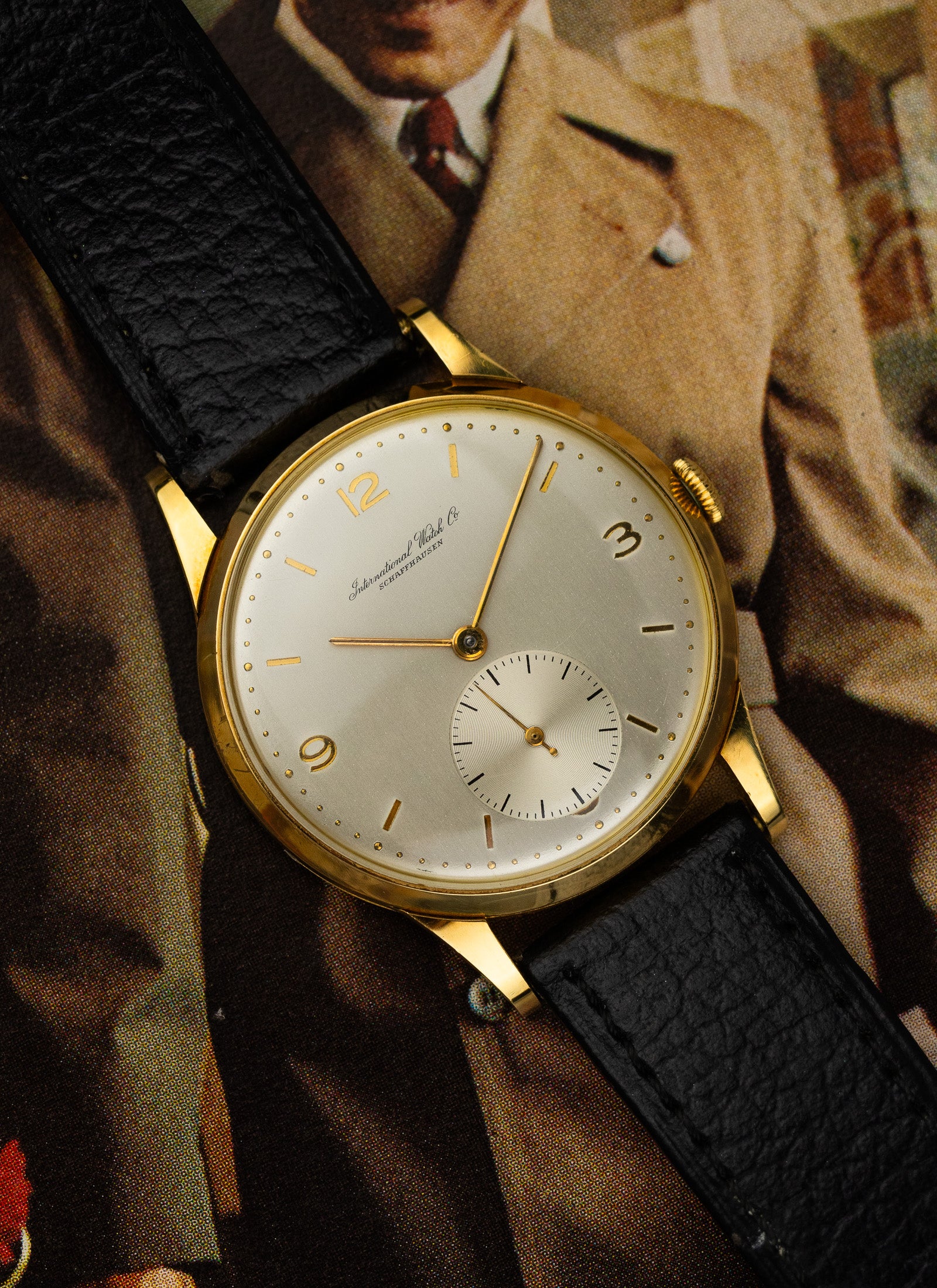 1950s 18K IWC Schaffhausen Unpolished cal. 88
