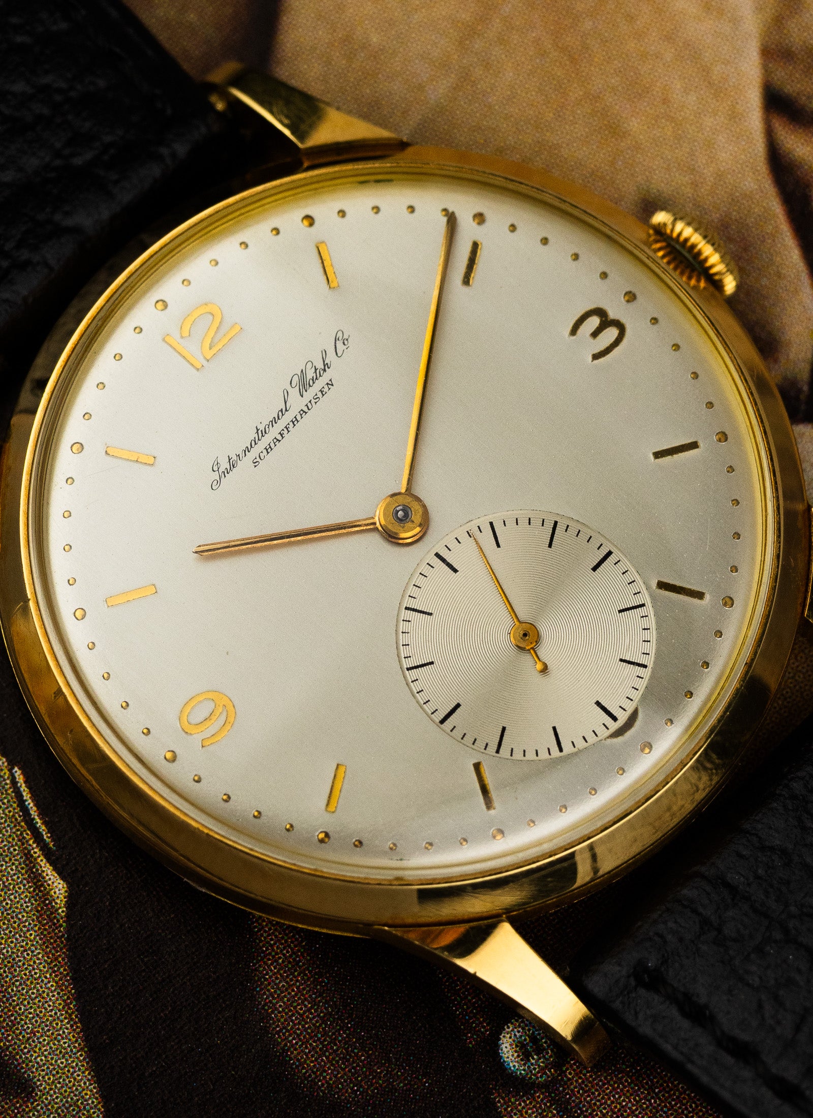 1950s 18K IWC Schaffhausen Unpolished cal. 88